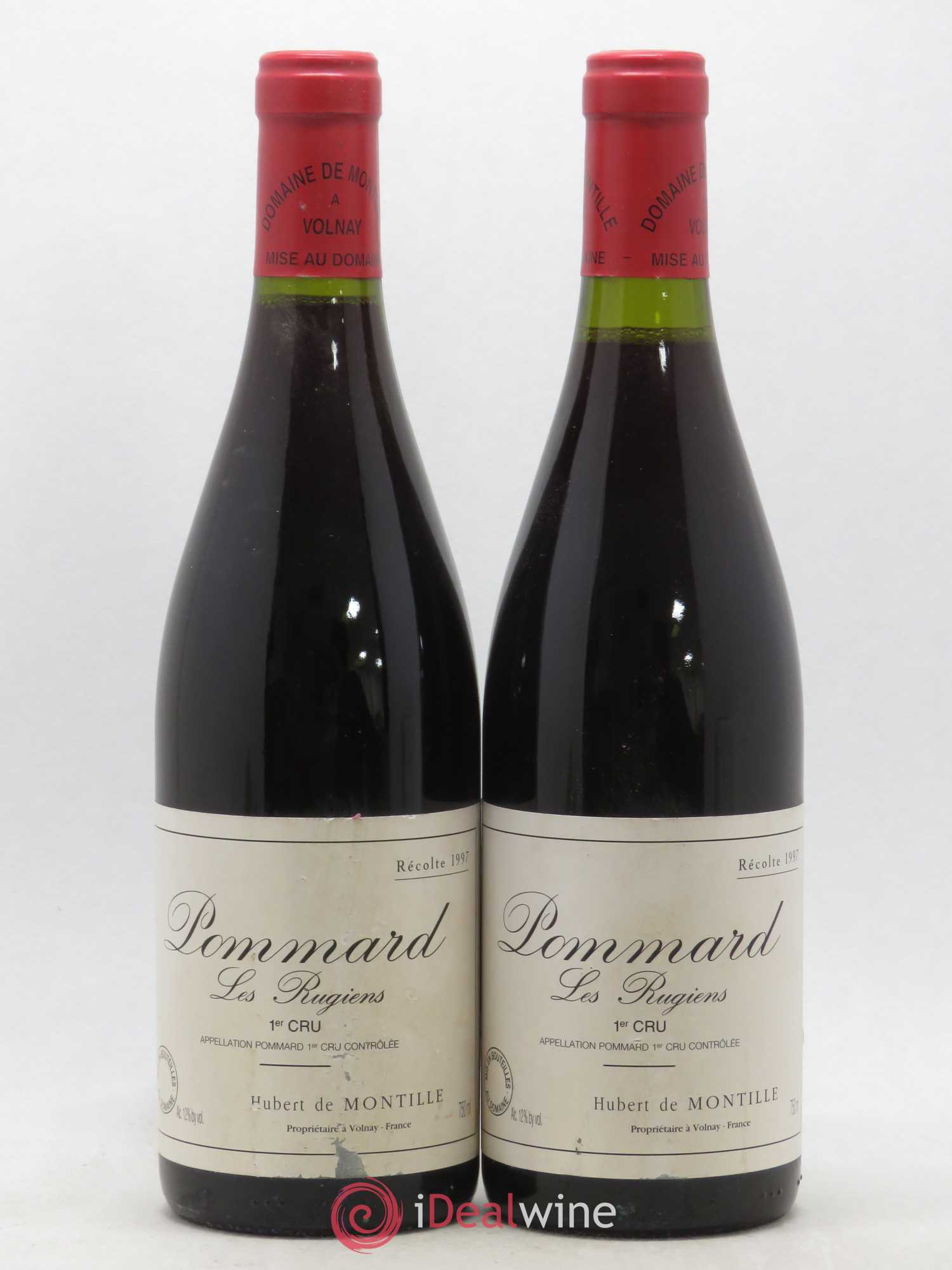 Pommard 1er Cru Les Rugiens De Montille (Domaine) 1997 - Lot de 2 bouteilles - 0