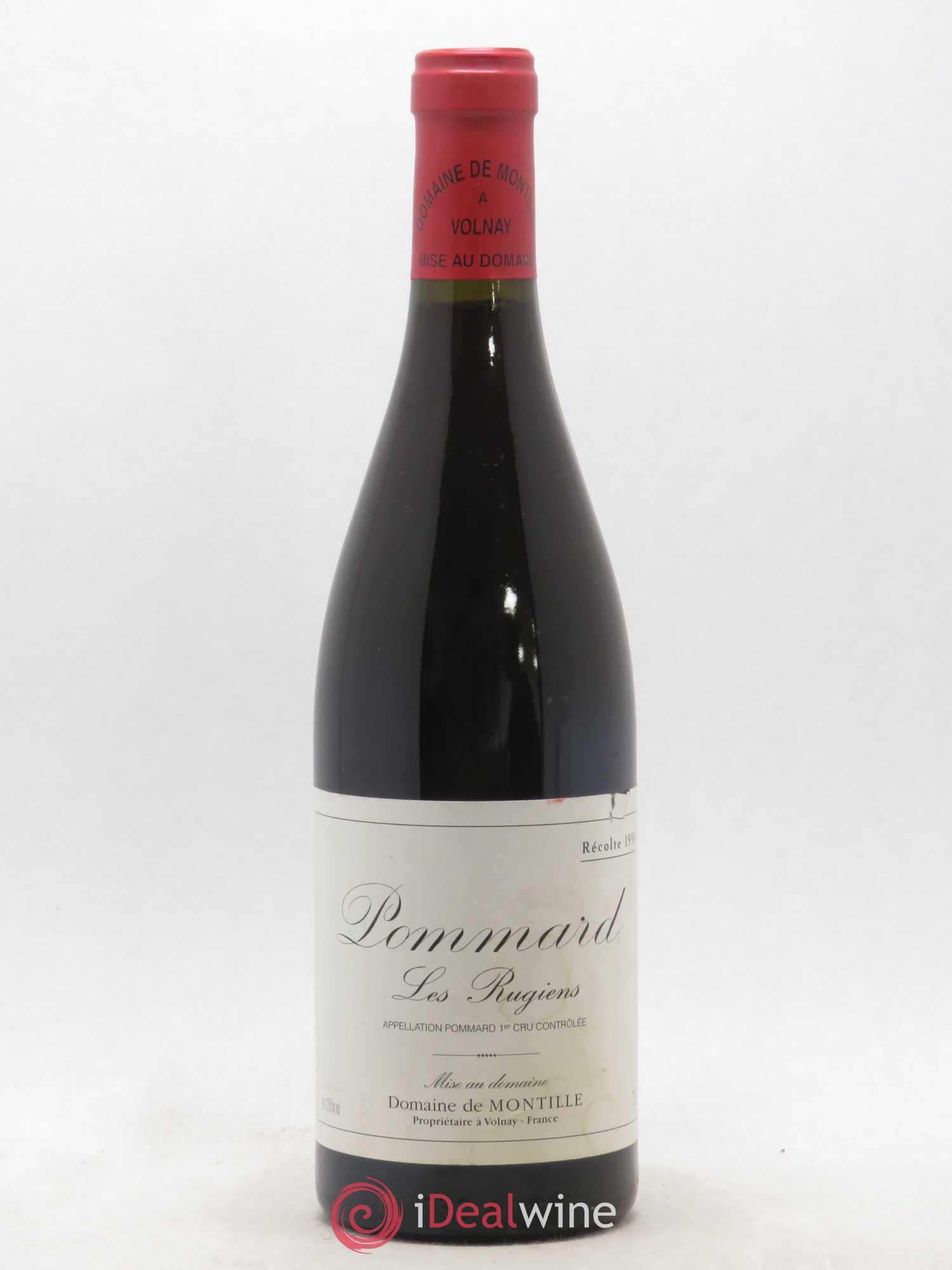 Pommard 1er Cru Les Rugiens De Montille (Domaine) 1999 - Lot de 1 bouteille - 0