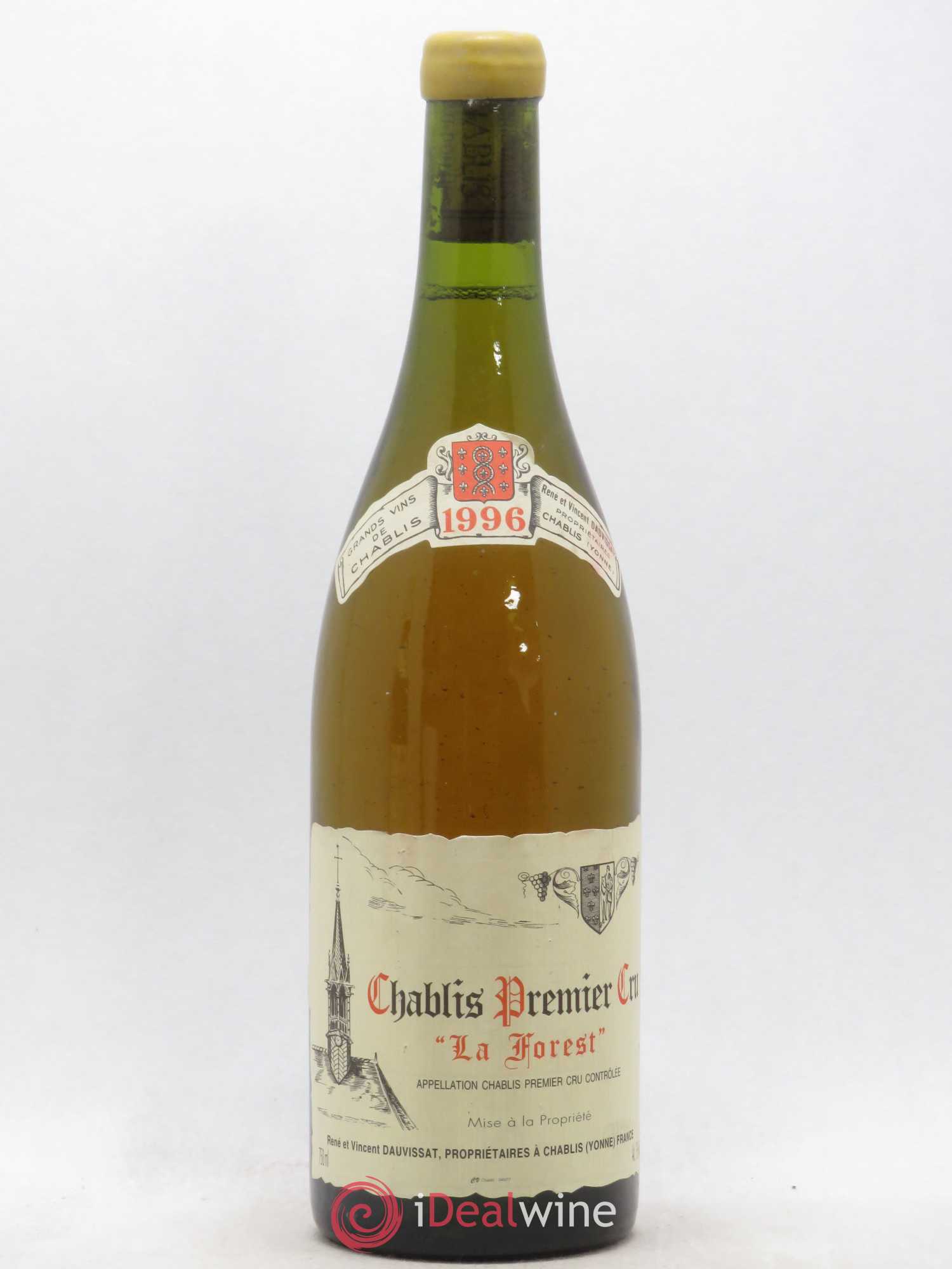 Chablis 1er Cru La Forest Vincent Dauvissat (Domaine) 1996 - Lot de 1 bouteille - 0