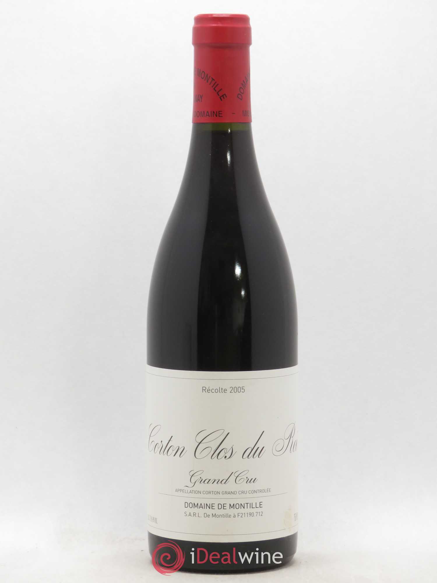 Corton Grand Cru Clos du Roi De Montille (Domaine) 2005 - Lot de 1 bouteille - 0