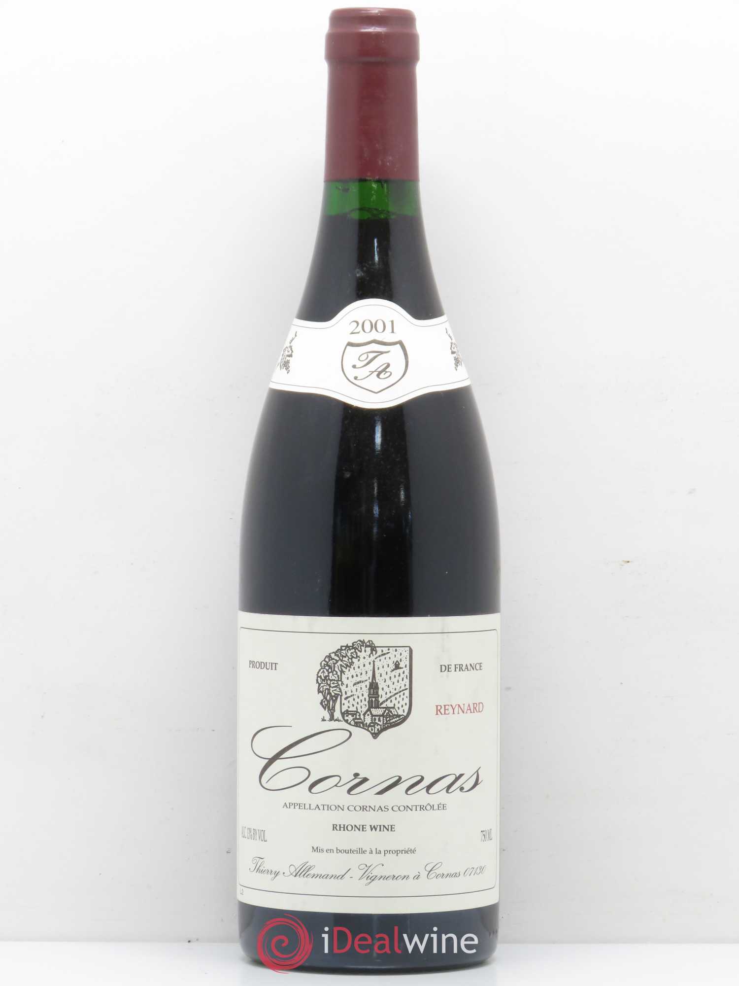 Cornas Reynard Thierry Allemand 2001 - Lot de 1 bouteille - 0
