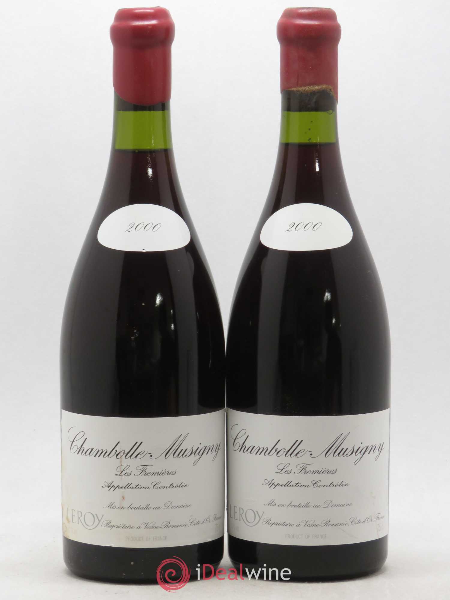 Chambolle-Musigny Les Fremières Leroy (Domaine) 2000 - Lot de 2 bouteilles - 0