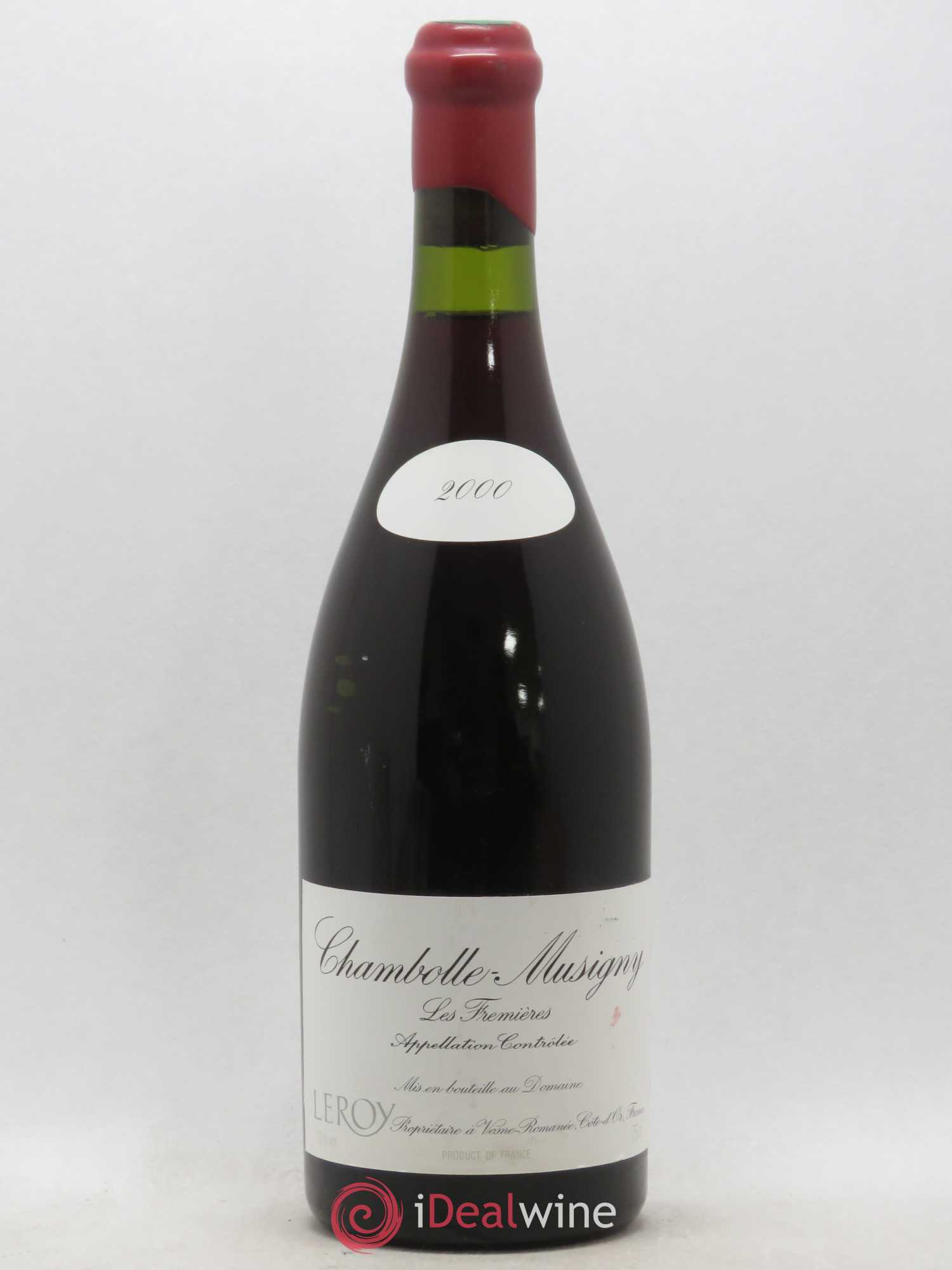 Chambolle-Musigny Les Fremières Leroy (Domaine) 2000 - Lot de 1 bouteille - 0