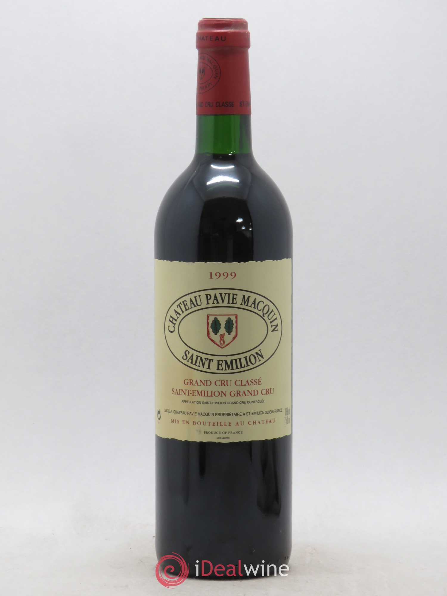 Château Pavie Macquin 1er Grand Cru Classé B 1999 - Lot de 1 bouteille - 0