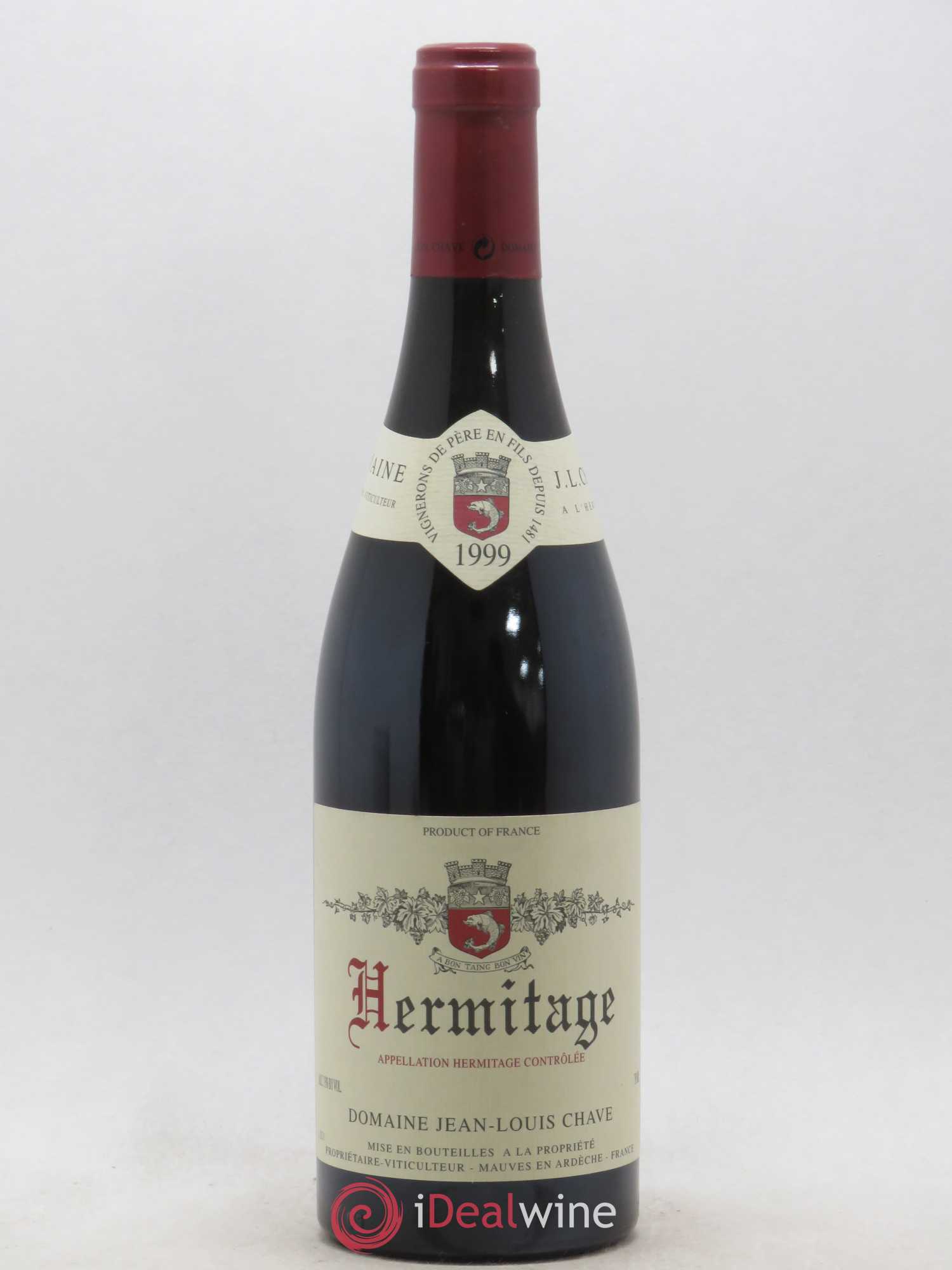 Hermitage Jean-Louis Chave 1999 - Lot de 1 bouteille - 0