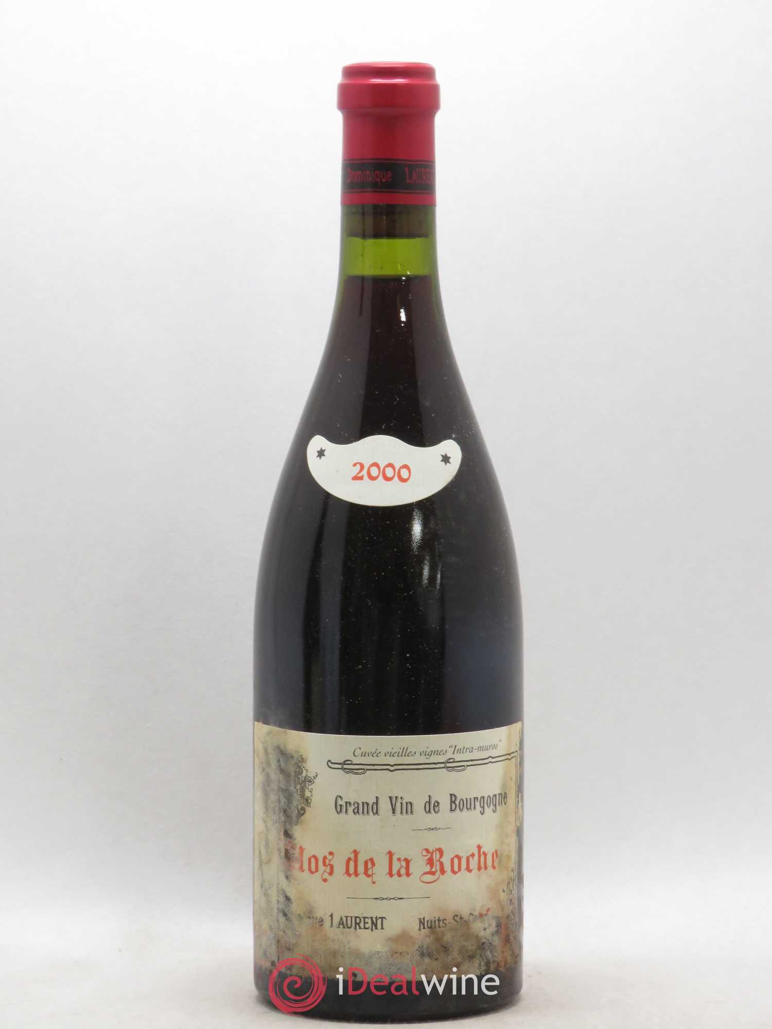 Clos de la Roche Grand Cru Vieilles vignes Intra-muros Dominique Laurent 2000 - Lot de 1 bouteille - 0