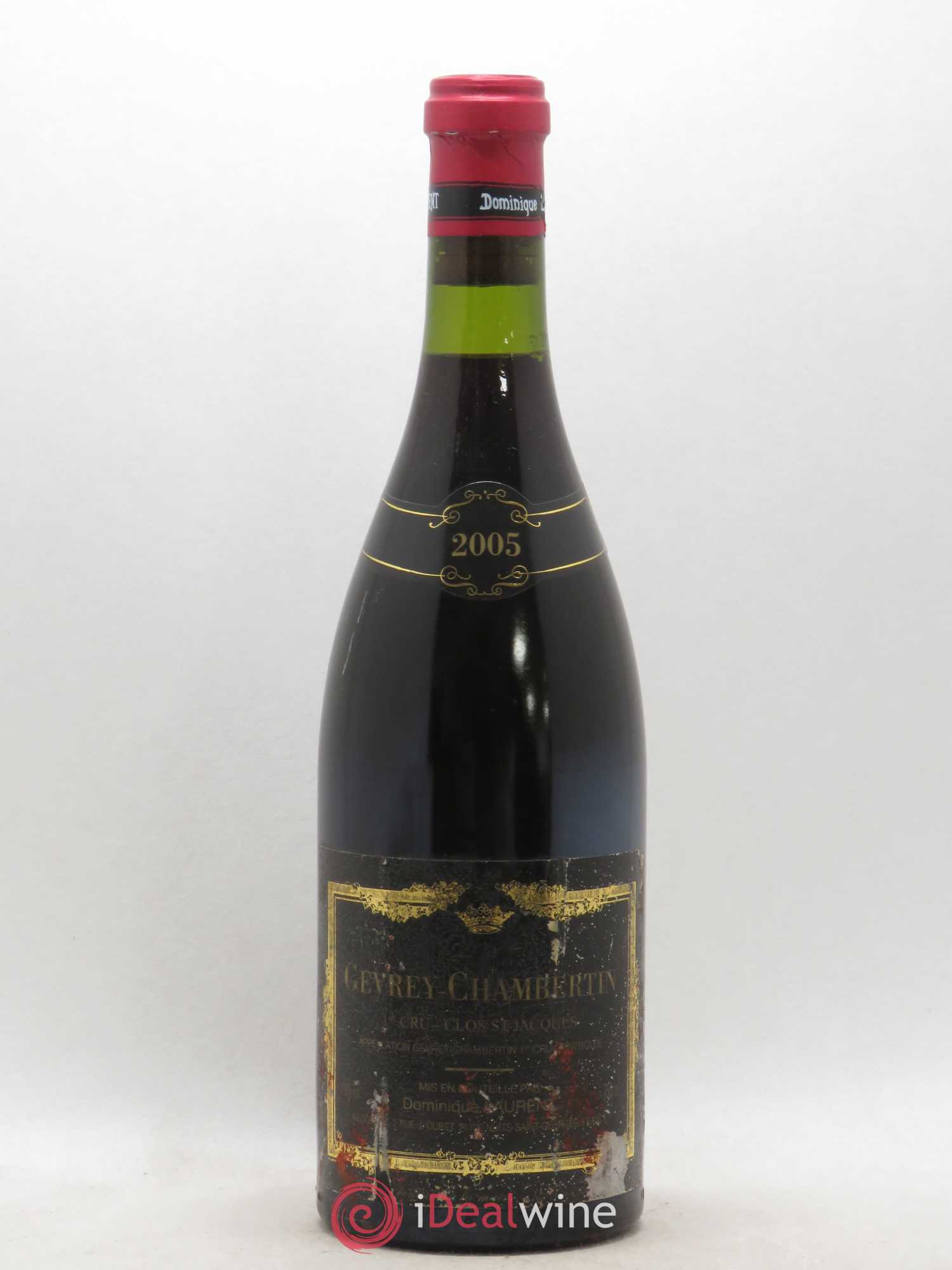 Gevrey-Chambertin 1er Cru Clos Saint Jacques Dominique Laurent 2005 - Lot de 1 bouteille - 0