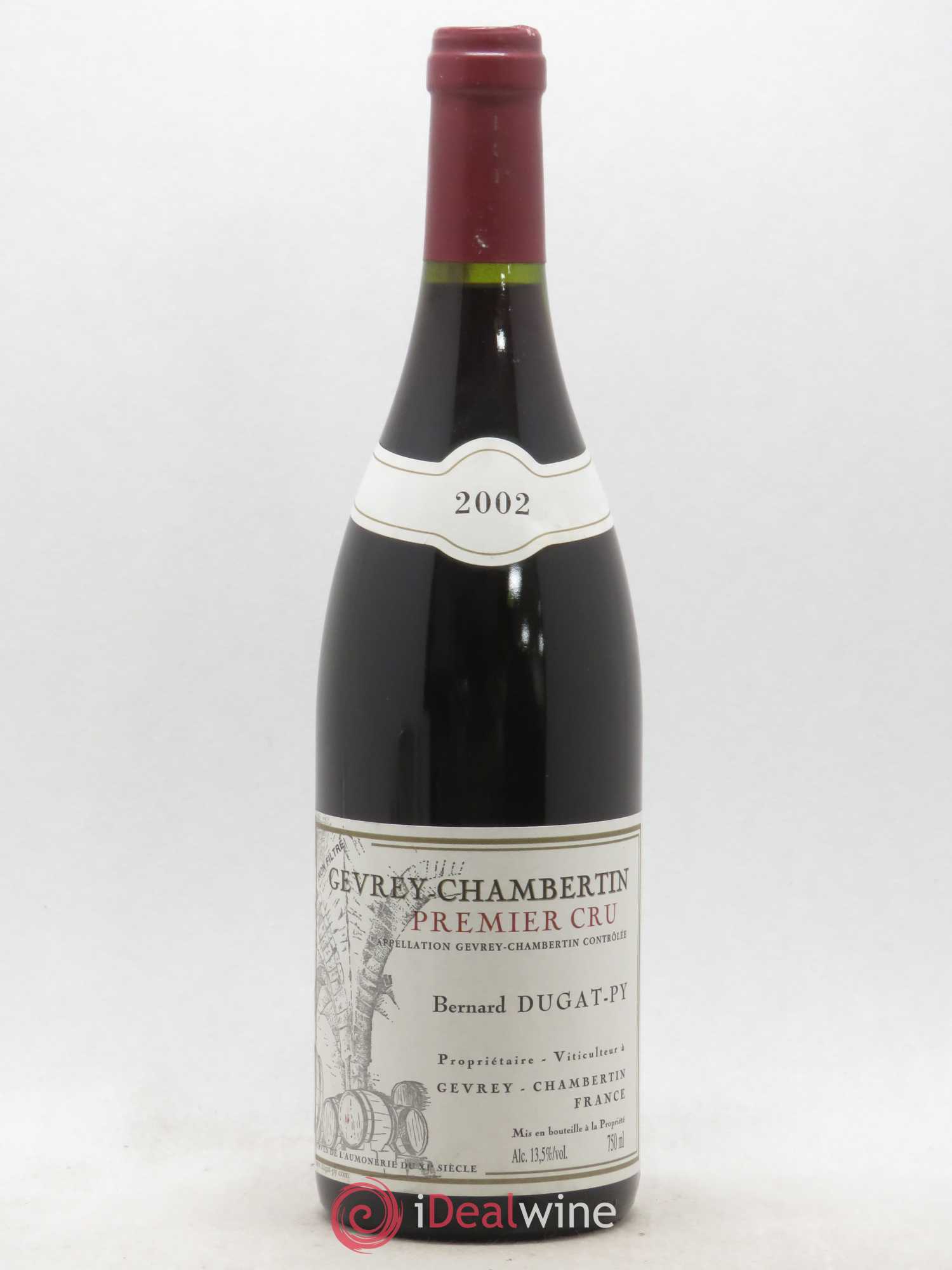 Gevrey-Chambertin 1er Cru Dugat-Py 2002 - Lot de 1 bouteille - 0