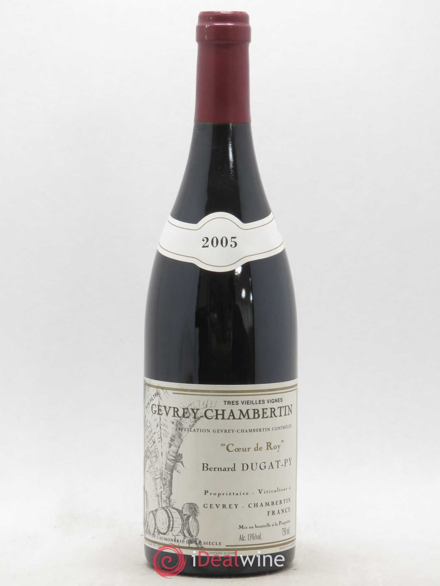Gevrey-Chambertin Coeur de Roy Très Vieilles Vignes Dugat-Py 2005 - Lot de 1 bouteille - 0