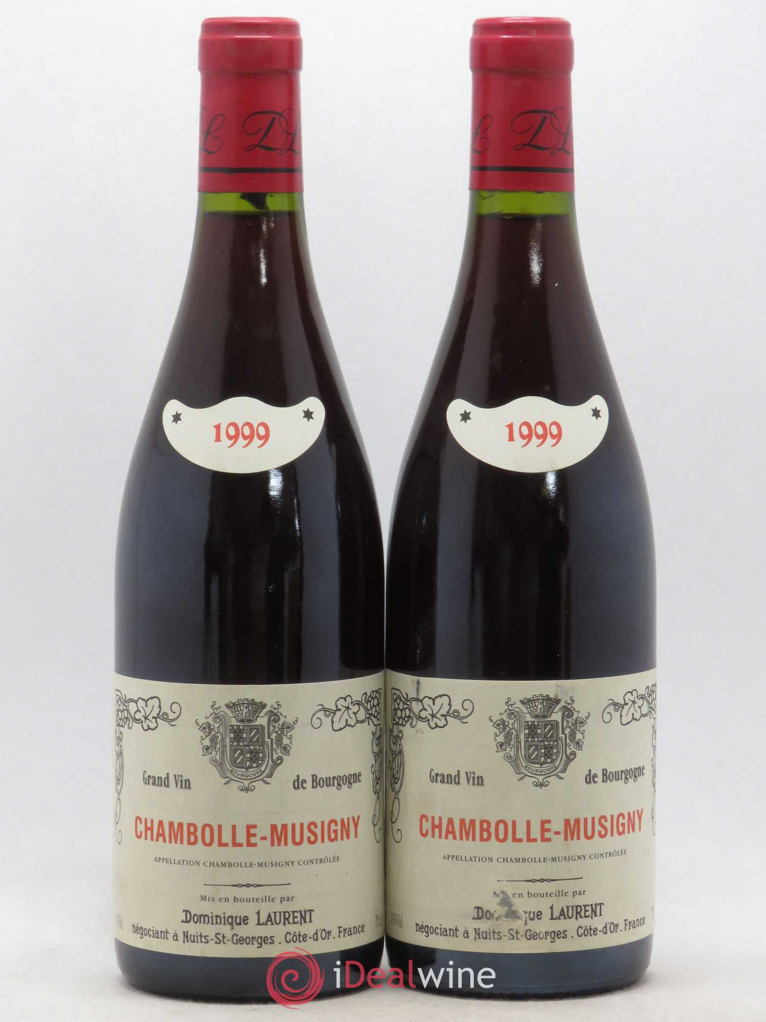 Chambolle-Musigny Dominique Laurent 1999 - Lot de 2 bouteilles - 0