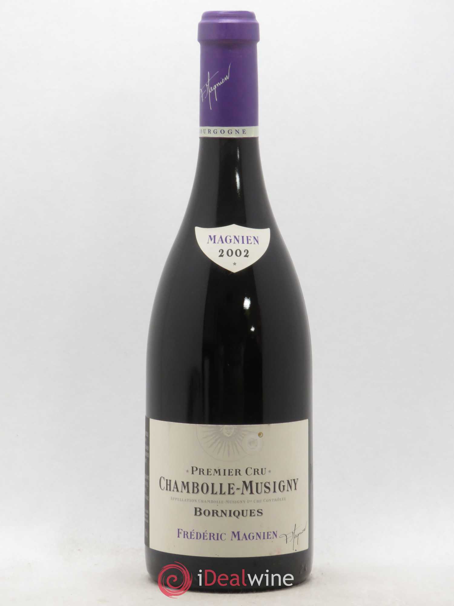 Chambolle-Musigny 1er Cru Borniques Frédéric Magnien 2002 - Posten von 1 Flasche - 0
