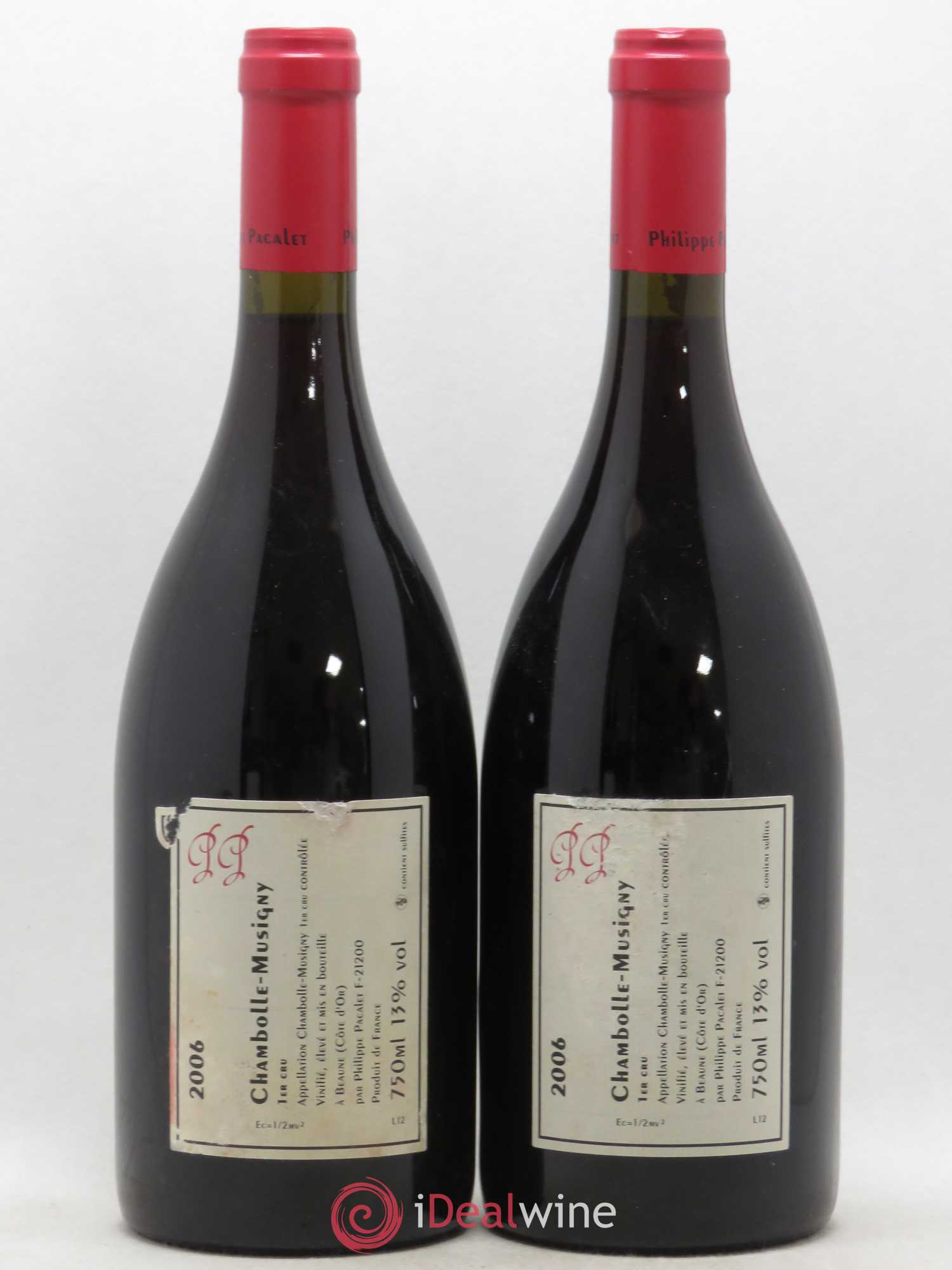 Chambolle-Musigny 1er Cru Philippe Pacalet 2006 - Lot de 2 bouteilles - 1