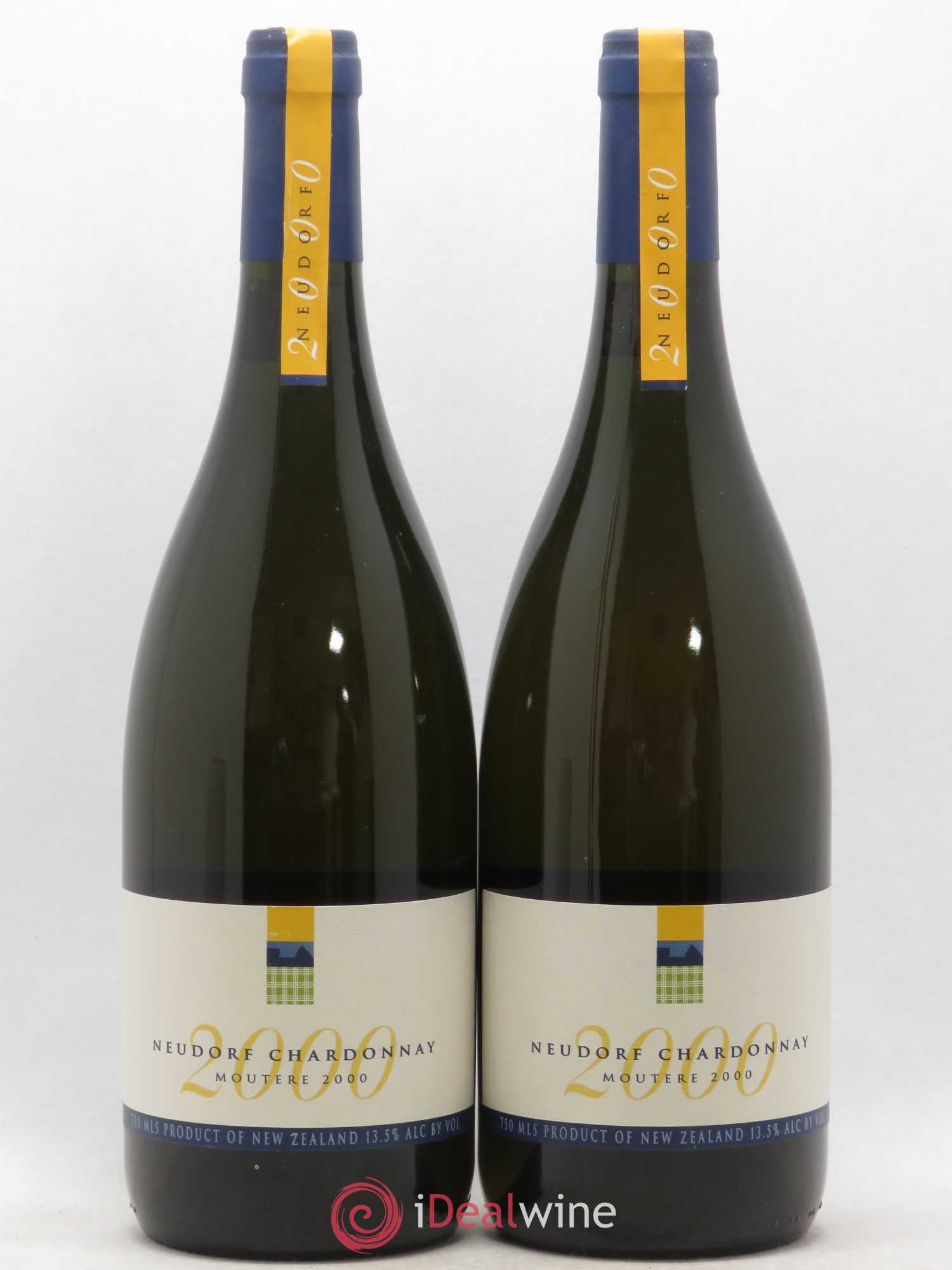 Nelson Neudorf Vineyards Moutere Chardonnay 2000 - Posten von 2 Flaschen - 0