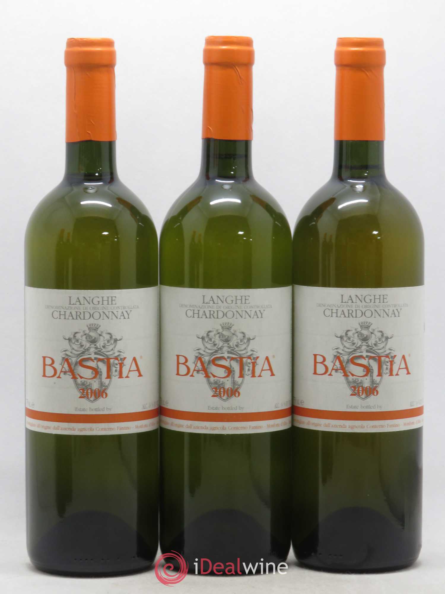 Langhe Bianco Chardonnay Basta Fantino 2006 - Posten von 5 Flaschen - 1
