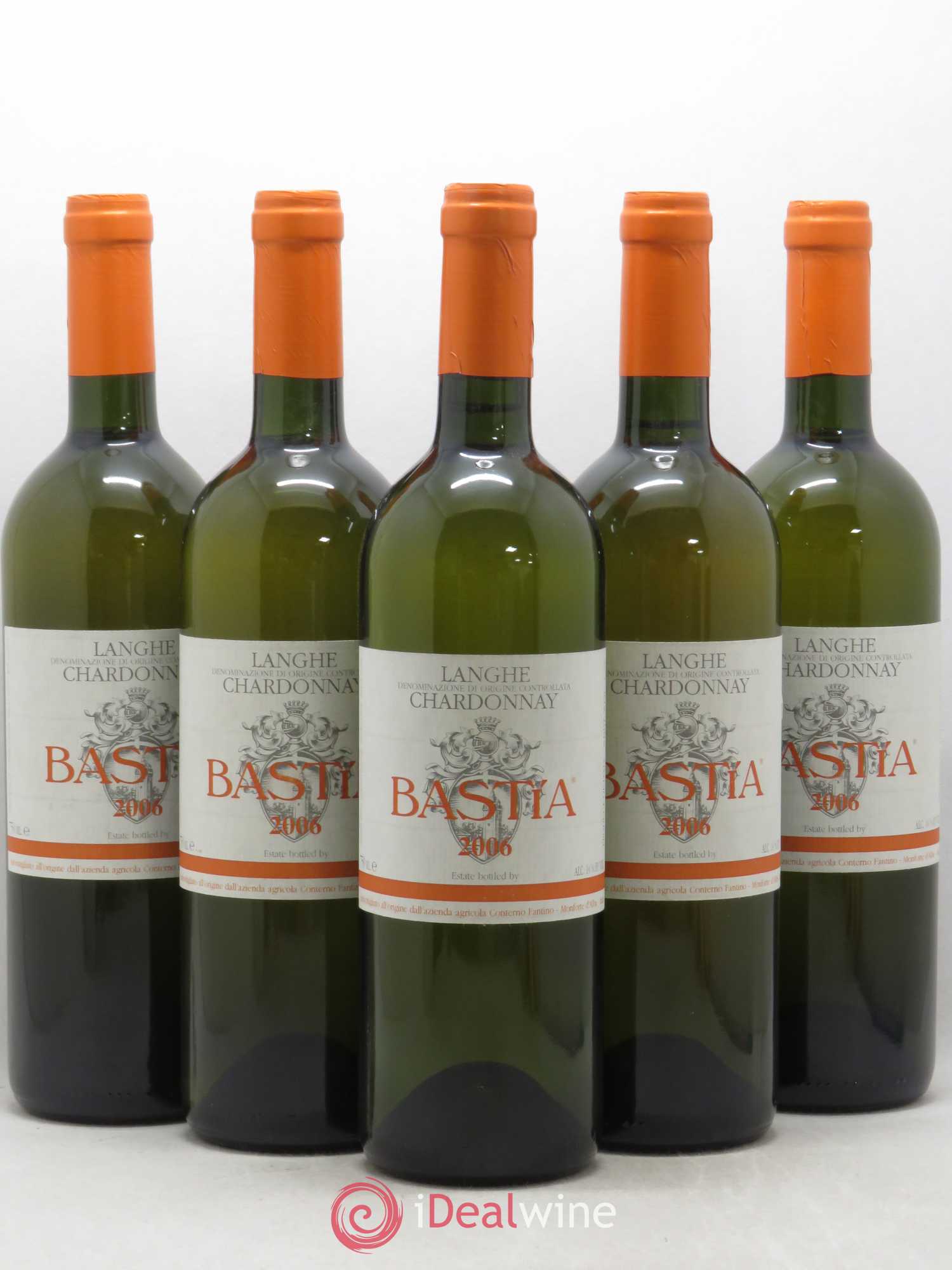 Langhe Bianco Chardonnay Basta Fantino 2006 - Posten von 5 Flaschen - 0