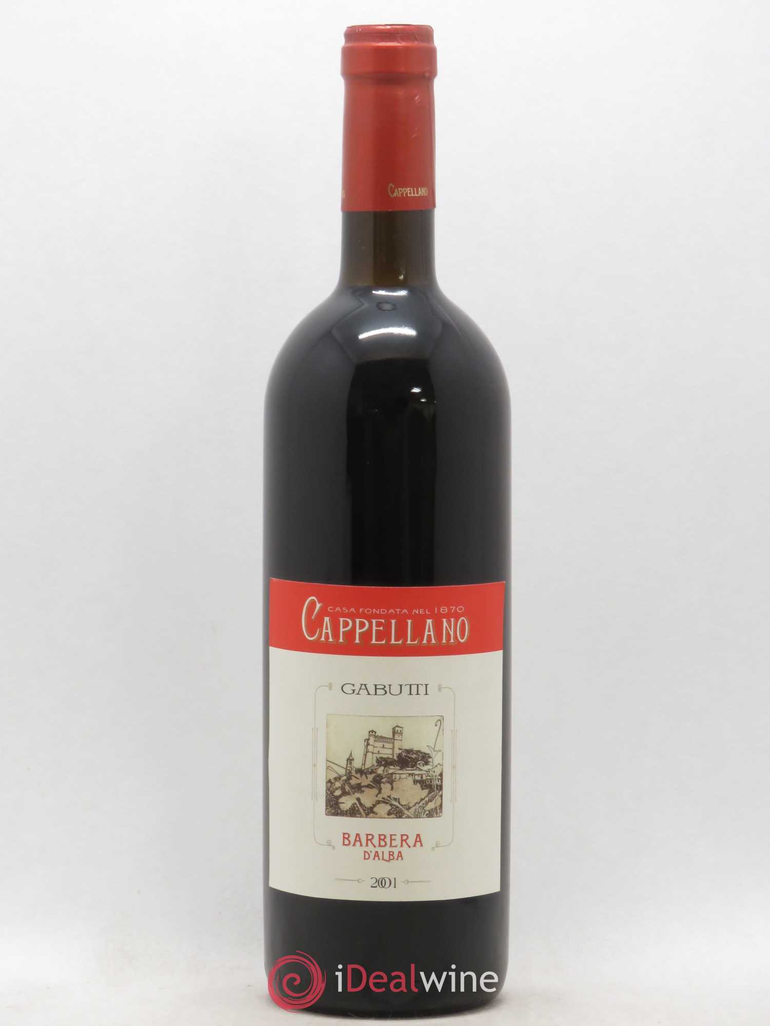 Barbera d'Alba DOC Gabutti Cappeliano 2001 - Posten von 1 Flasche - 0