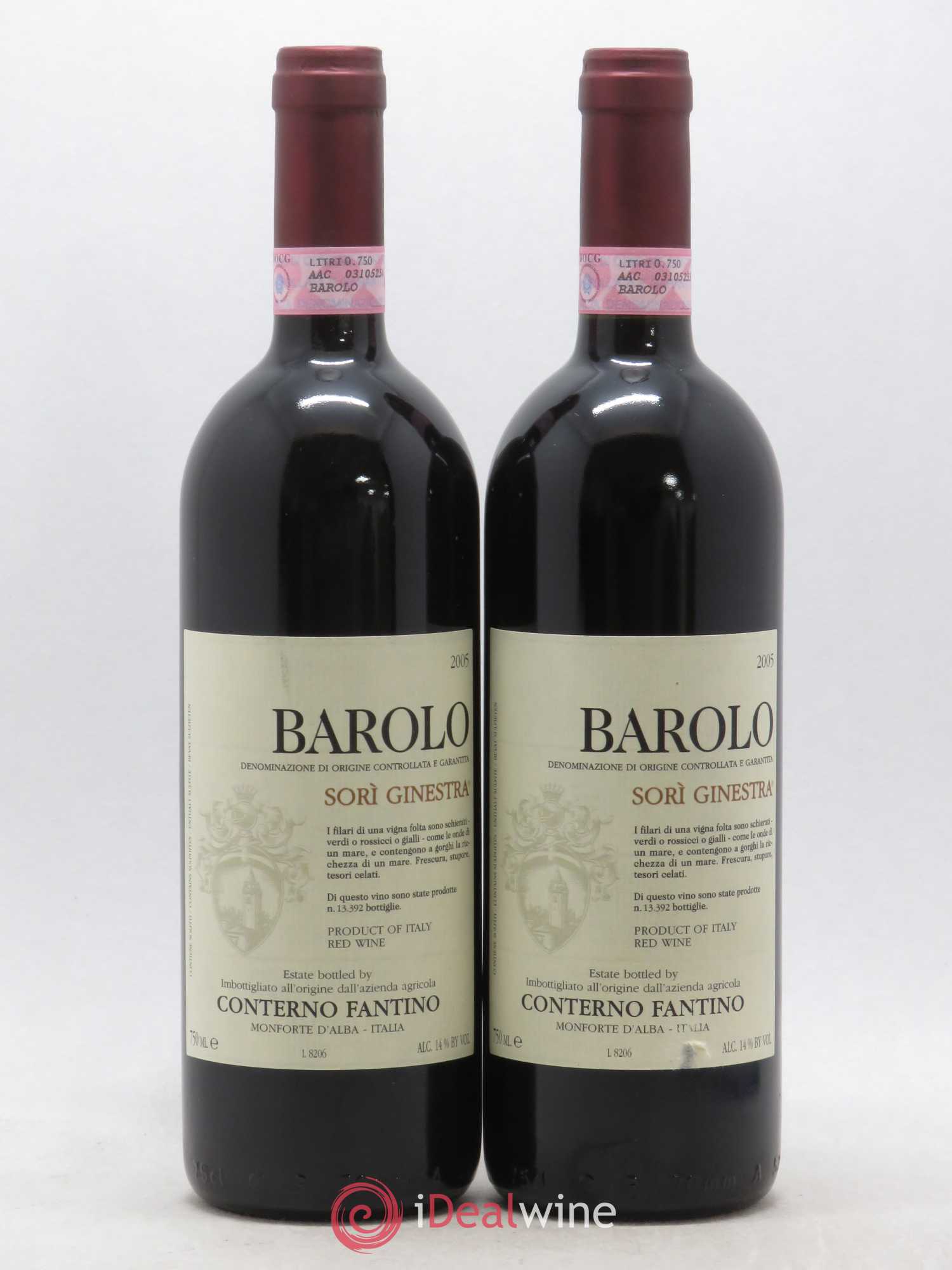 Barolo Conterno Fantino Sori Ginestra 2005 - Posten von 2 Flaschen - 0