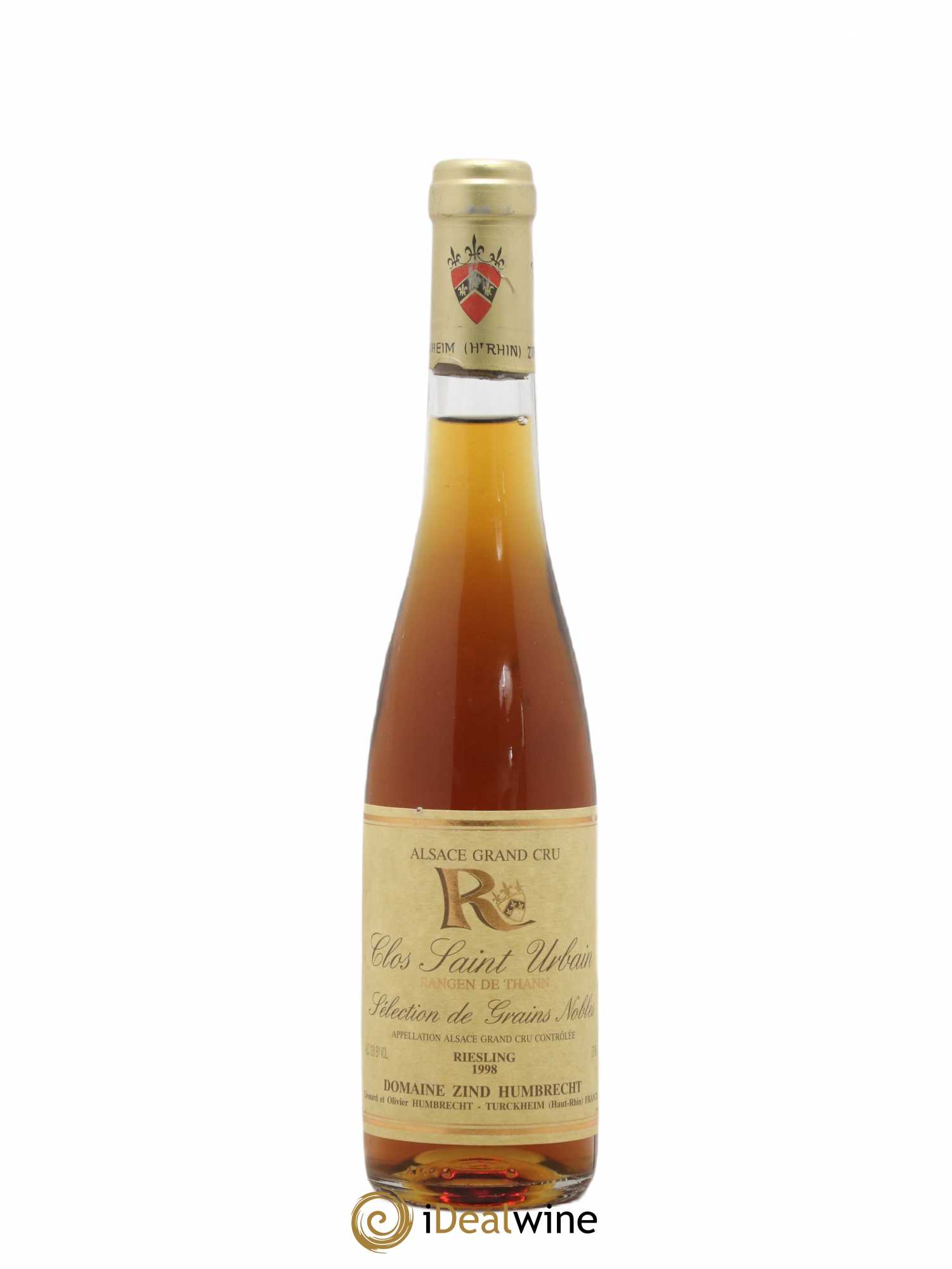 Alsace Pinot Gris Sélection de Grains Nobles Grand Cru Rangen de Thann Clos Saint-Urbain Zind-Humbrecht (Domaine) 1998 - Lotto di 1 mezza bottiglia - 0