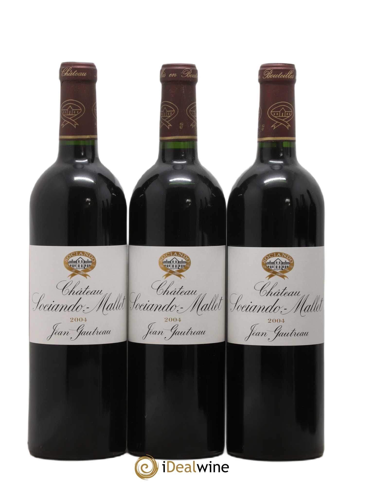Château Sociando Mallet 2004 - Lot de 6 bouteilles - 1