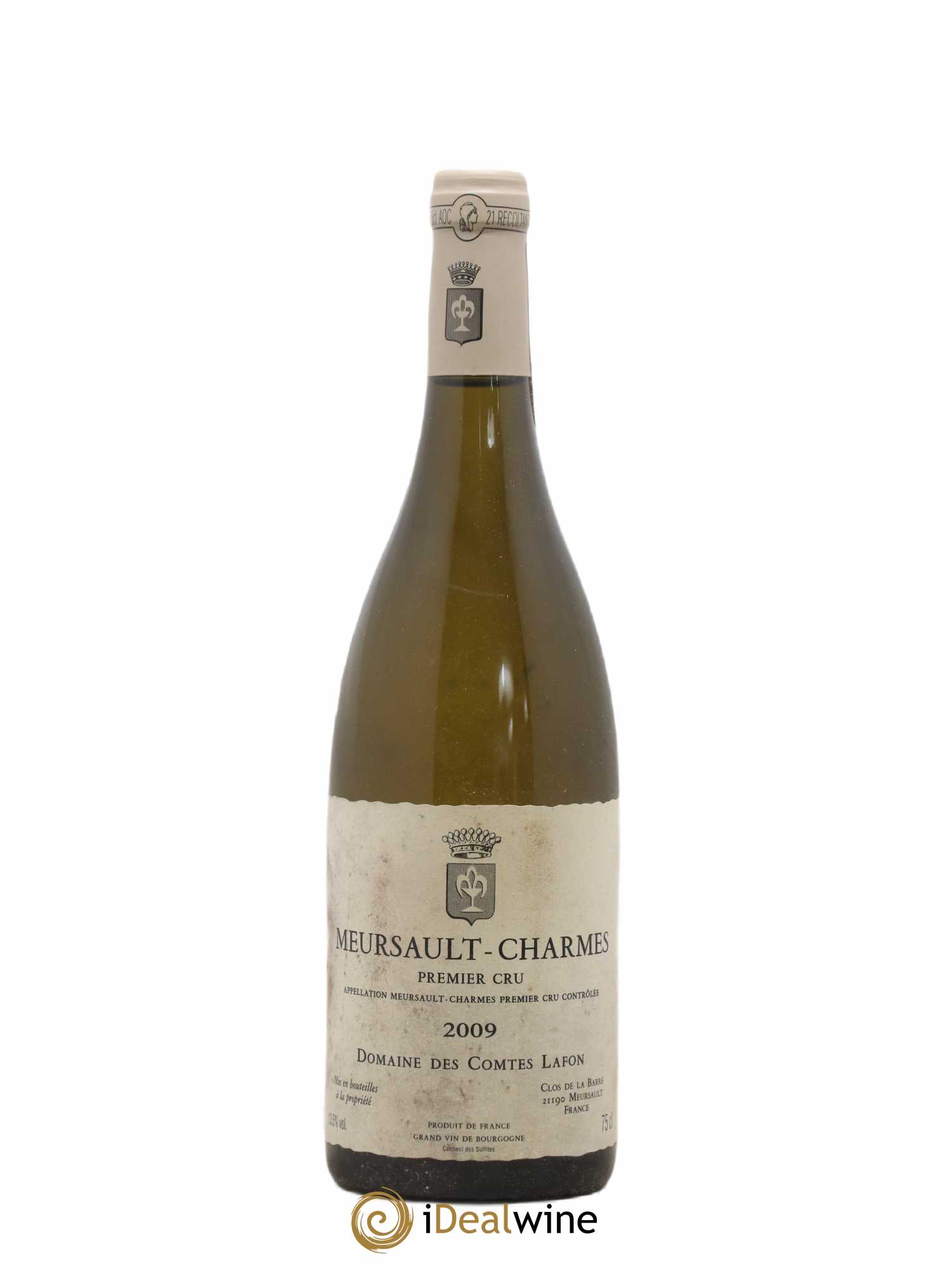 Meursault 1er Cru Charmes Comtes Lafon (Domaine des) 2009 - Lot de 1 bouteille - 0