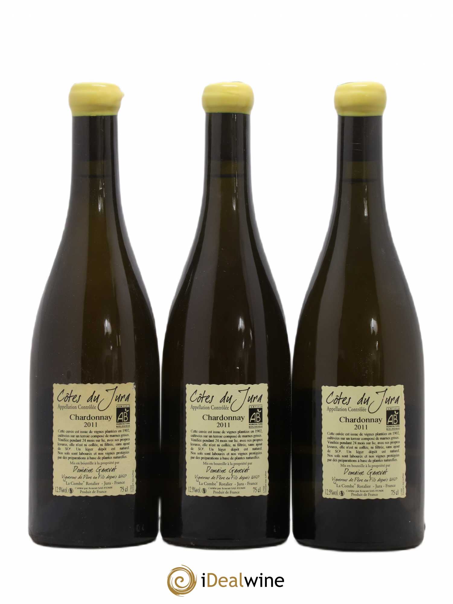 Côtes du Jura Les Chalasses Vieilles Vignes Jean-François Ganevat (Domaine) 2011 - Lot de 3 bouteilles - 1