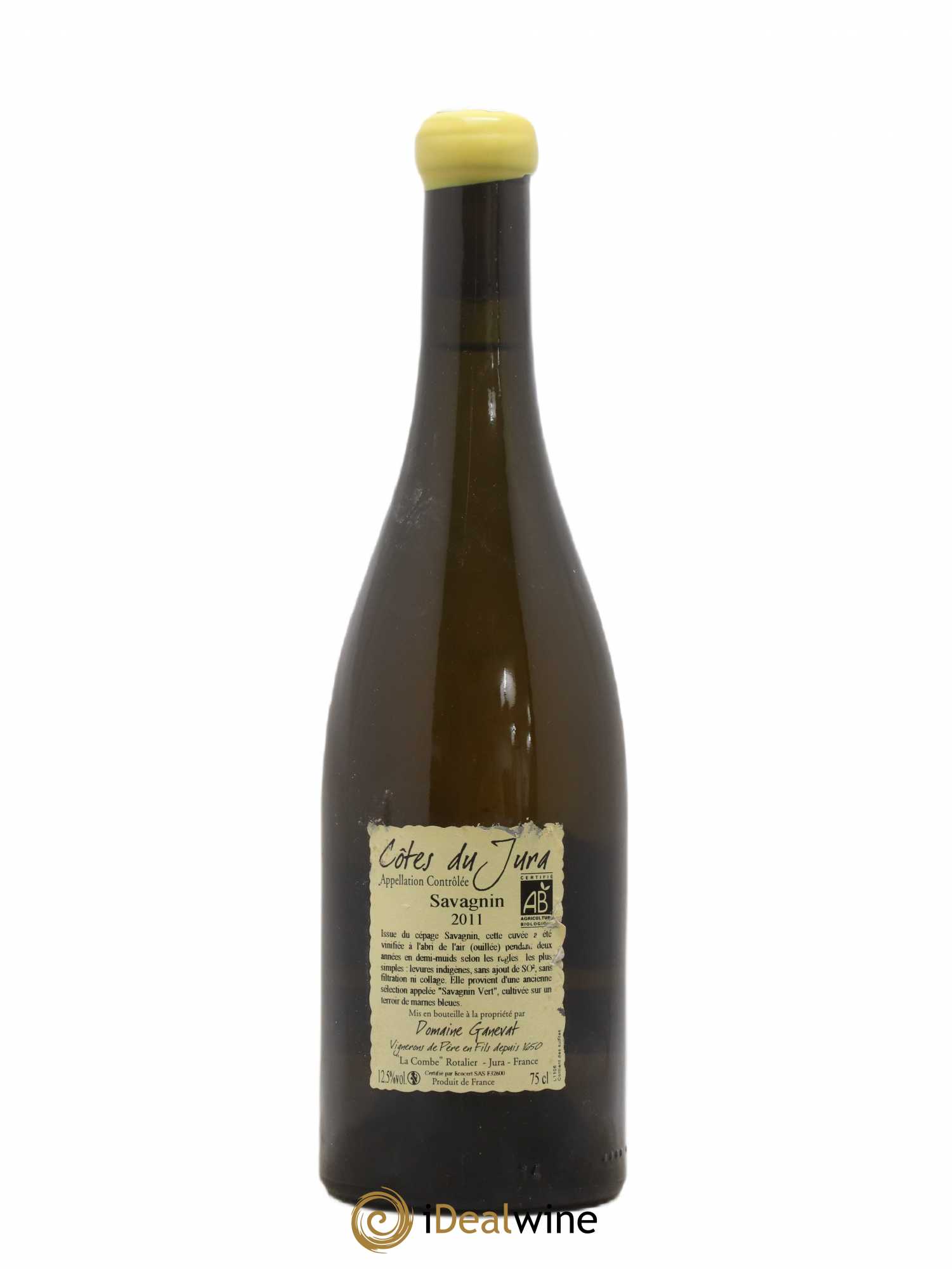 Côtes du Jura Les Chalasses Marnes Bleues Jean-François Ganevat (Domaine) 2011 - Lot de 1 bouteille - 1