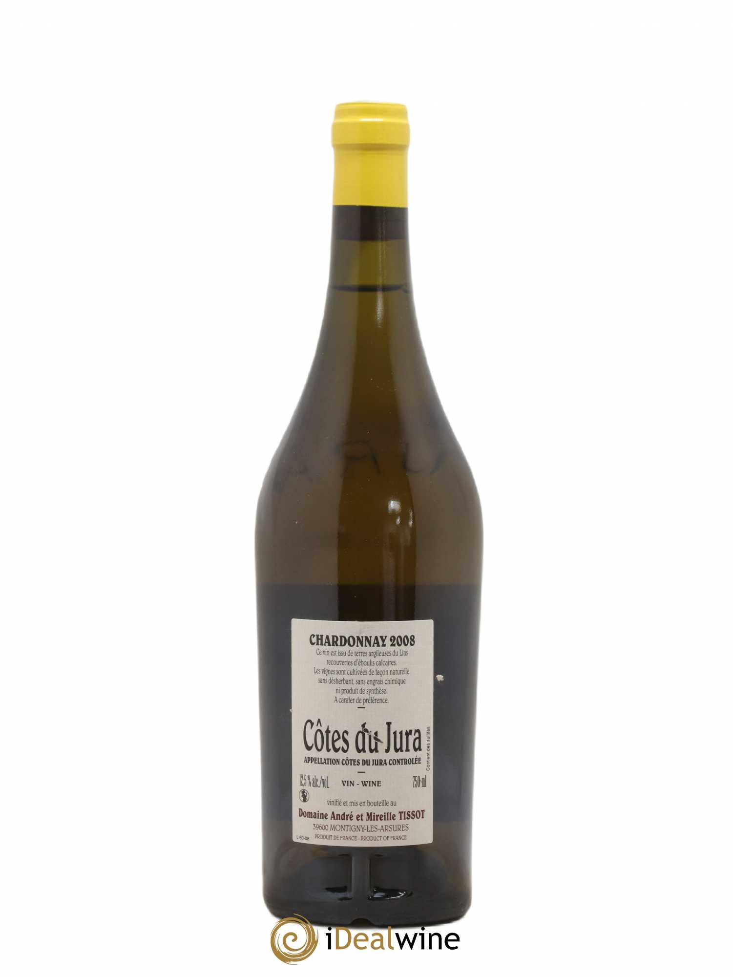 Côtes du Jura En Barberon Bénédicte et Stéphane Tissot 2008 - Lot de 1 bouteille - 1