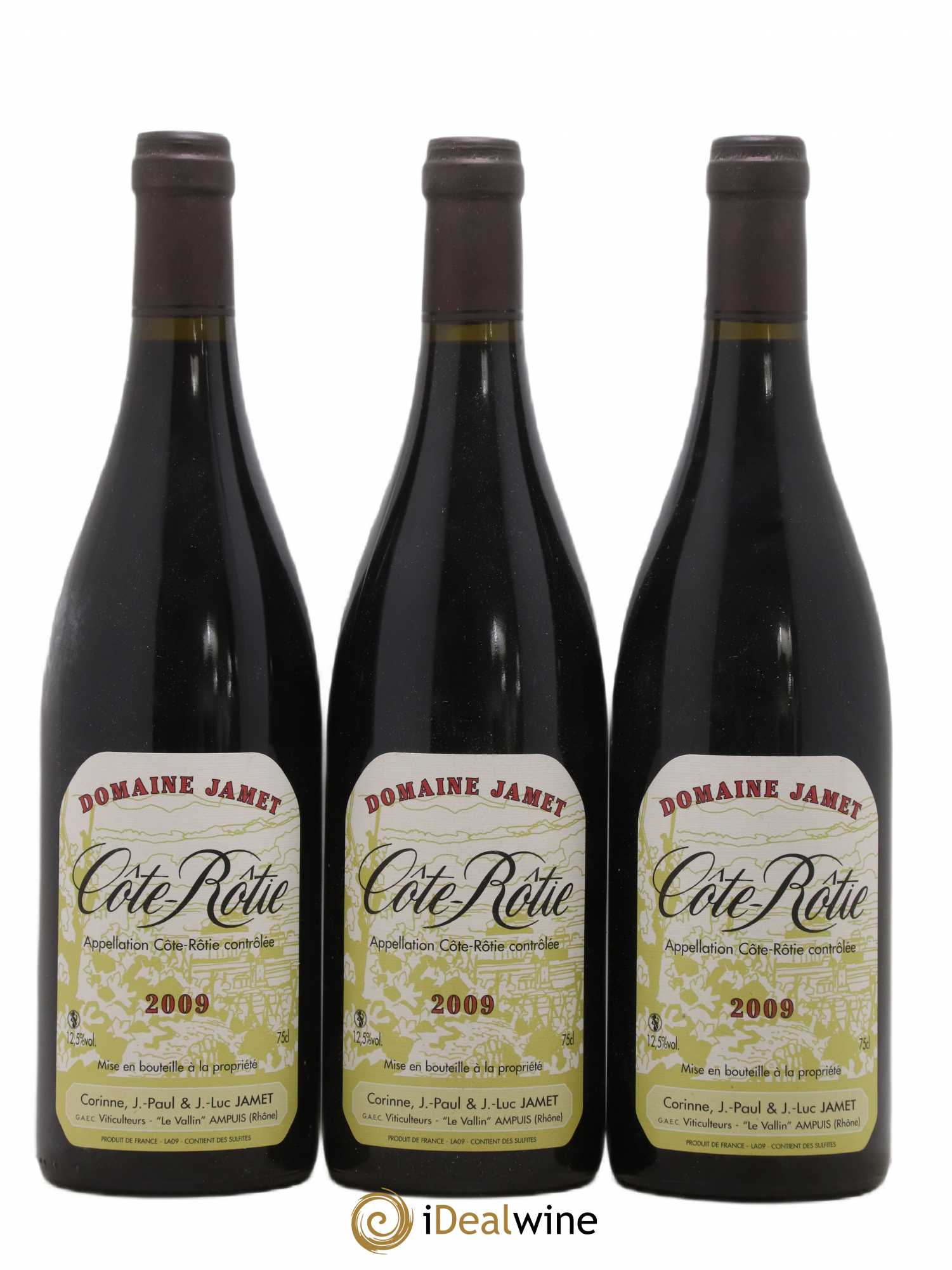Côte-Rôtie Jamet (Domaine) 2009 - Lot de 3 bouteilles - 0