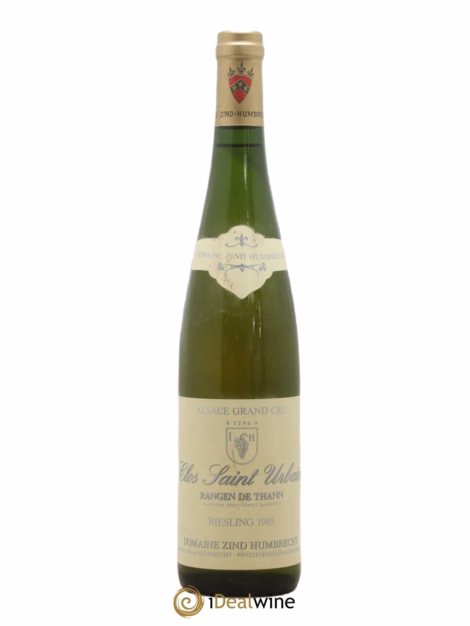 Alsace Riesling Grand Cru Rangen de Thann Clos Saint Urbain Zind-Humbrecht (Domaine) 1989 - Lot de 1 bouteille - 0