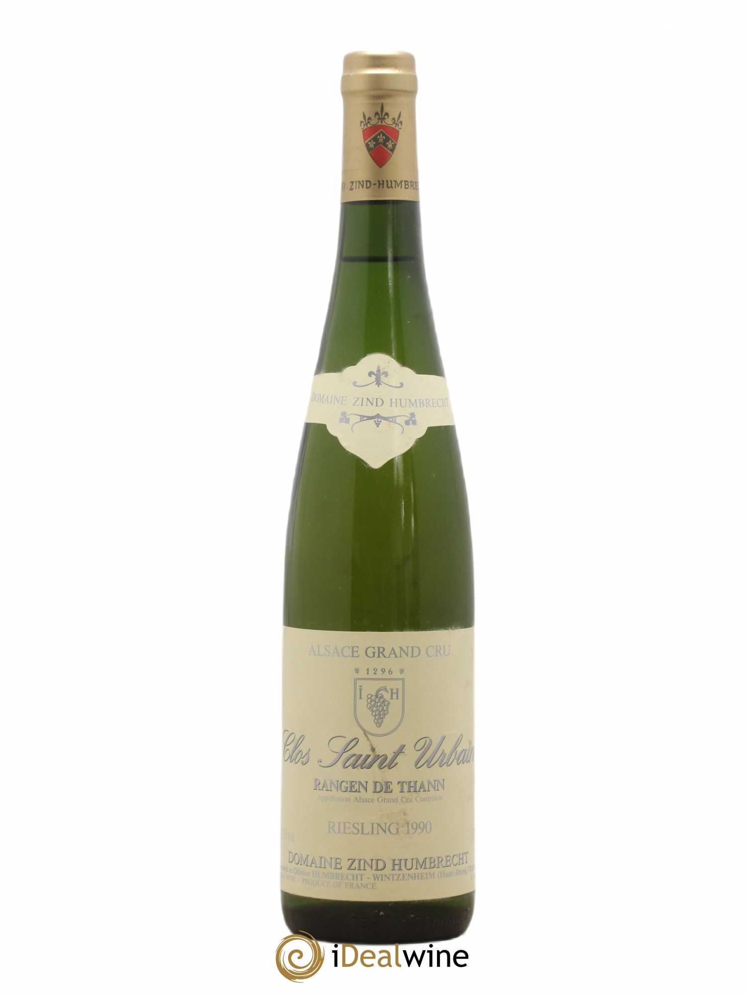 Alsace Riesling Grand Cru Rangen de Thann Clos Saint Urbain Zind-Humbrecht (Domaine) 1990 - Lot de 1 bouteille - 0