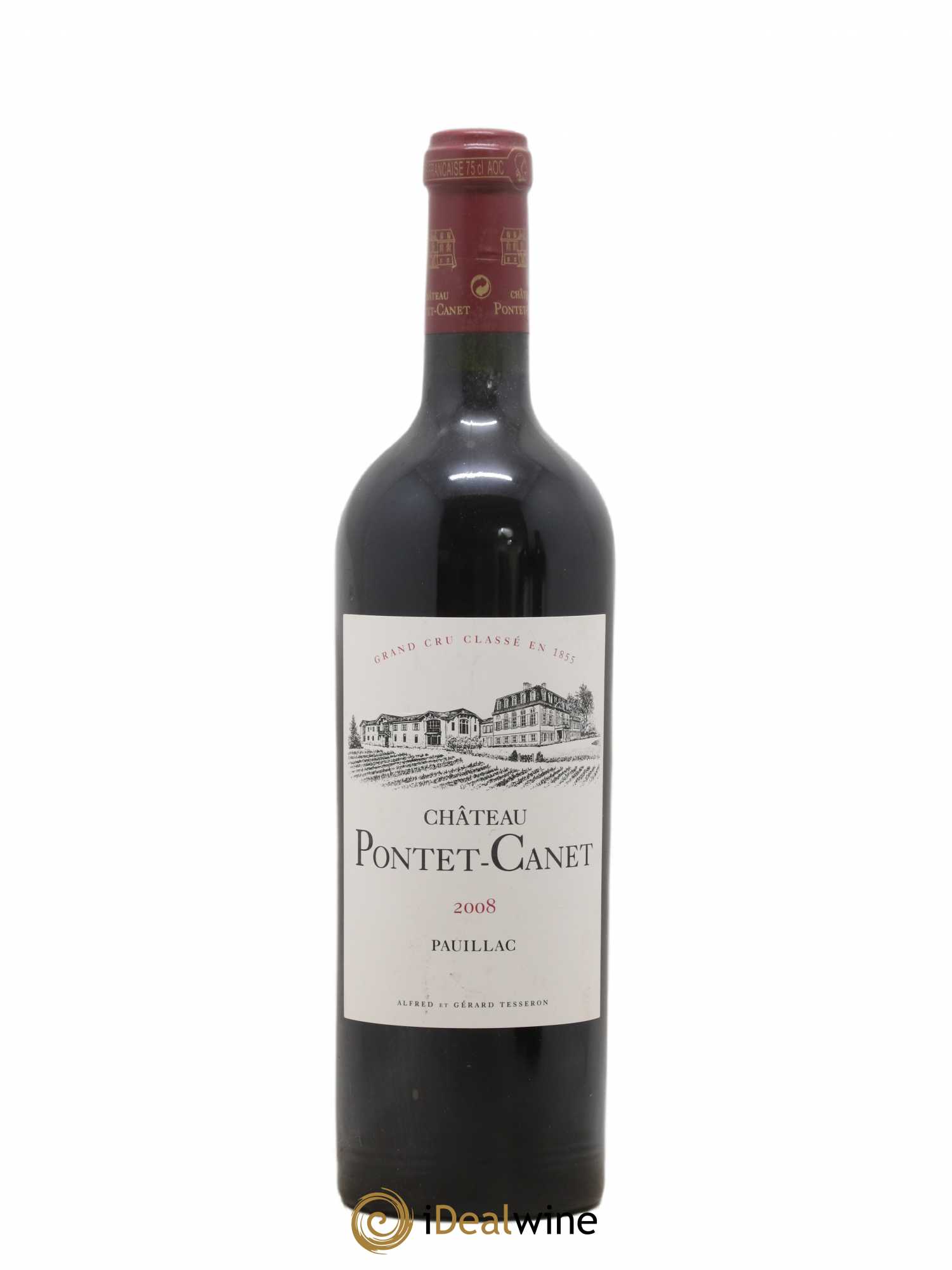 Château Pontet Canet 5ème Grand Cru Classé 2008 - Lot de 1 bouteille - 0