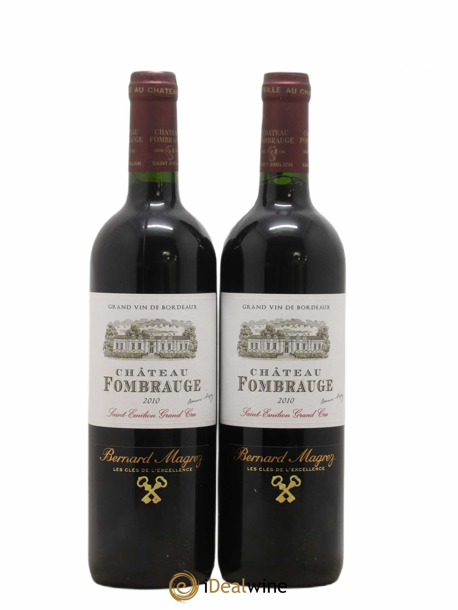 Château Fombrauge Grand Cru Classé 2010 - Lot de 2 bouteilles - 0