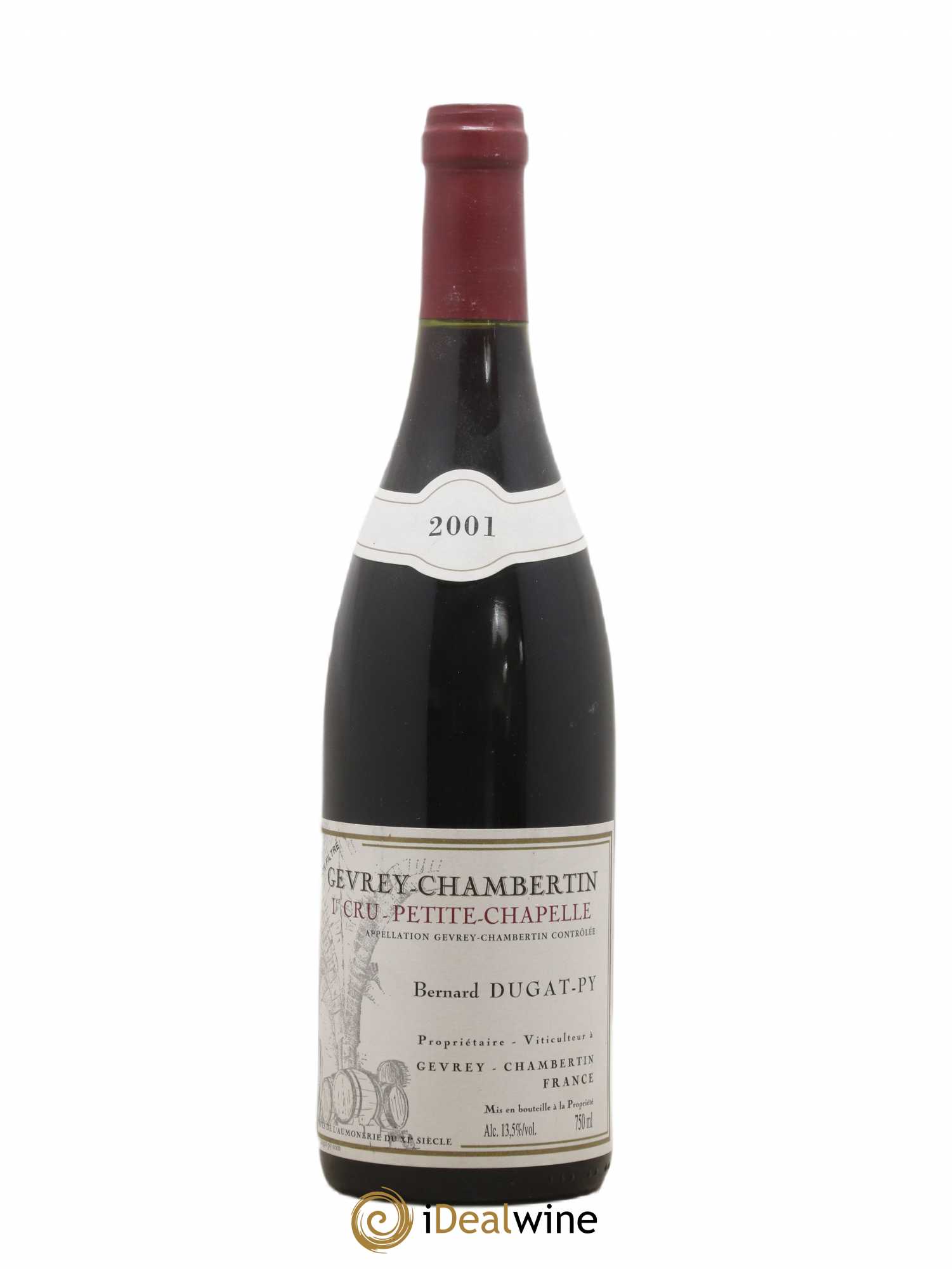 Gevrey-Chambertin 1er Cru Petite Chapelle Vieilles Vignes Dugat-Py 2001 - Lot de 1 bouteille - 0