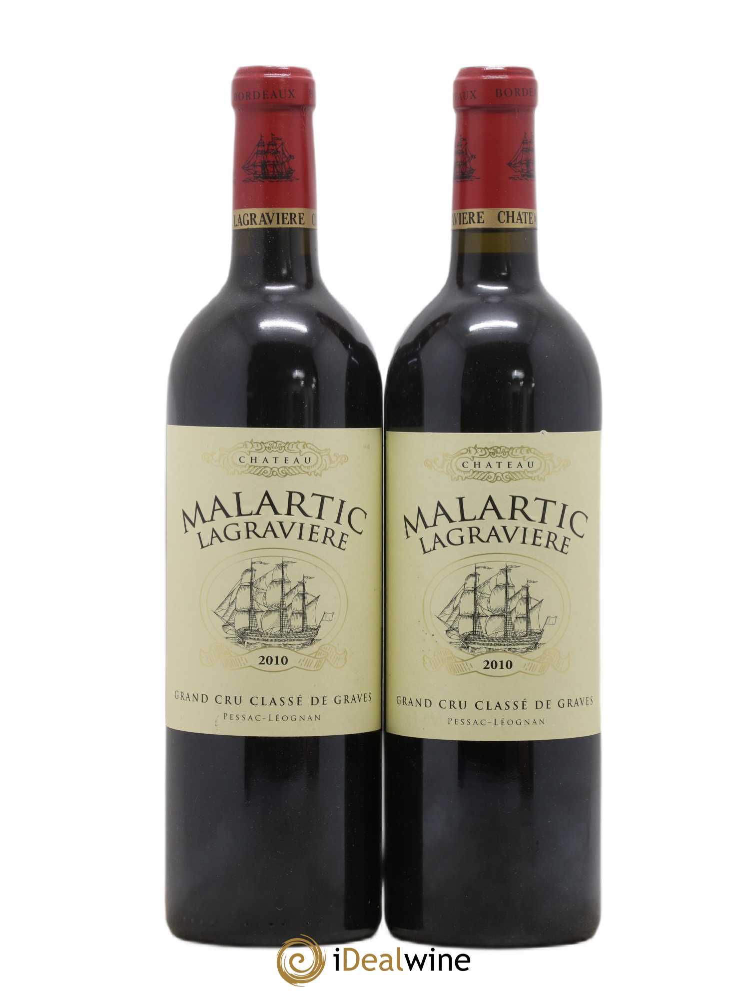 Château Malartic-Lagravière Cru Classé de Graves 2010 - Lot de 2 bouteilles - 0