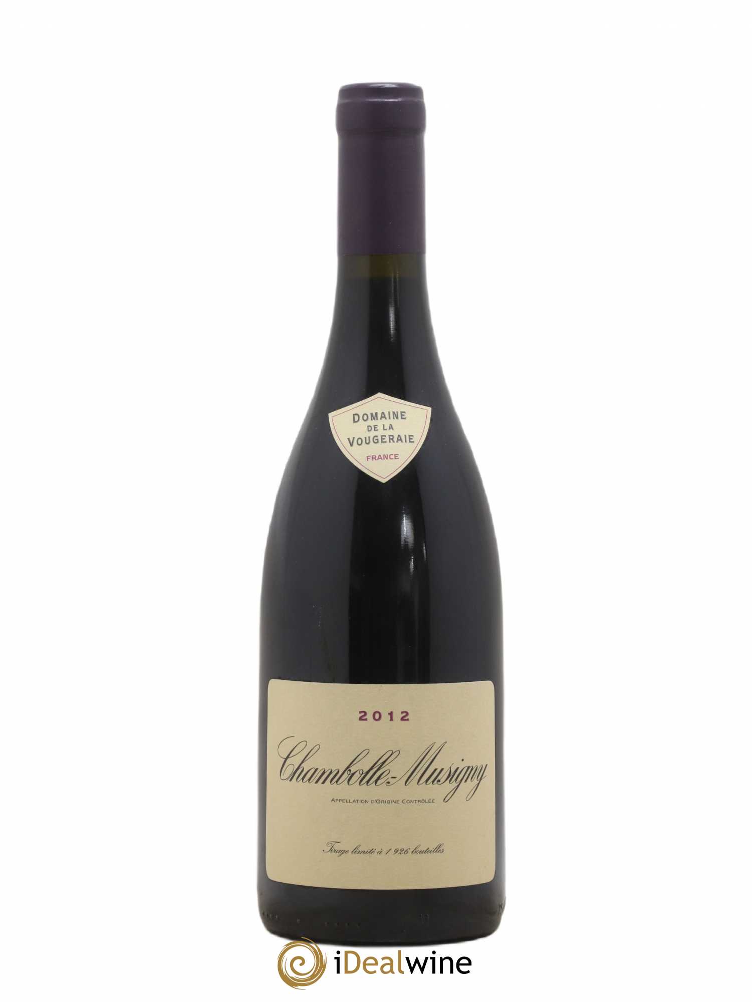 Chambolle-Musigny La Vougeraie 2012 - Lot de 1 bouteille - 0