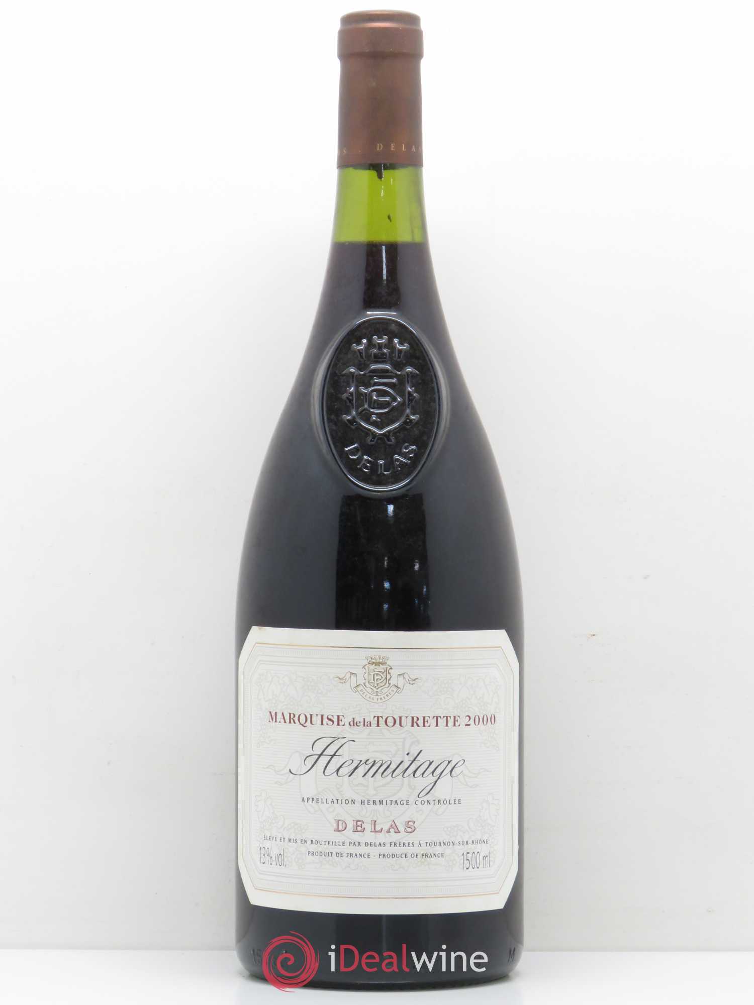 Hermitage Marquise de la Tourette Delas Frères 2000 - Lot de 1 magnum - 0
