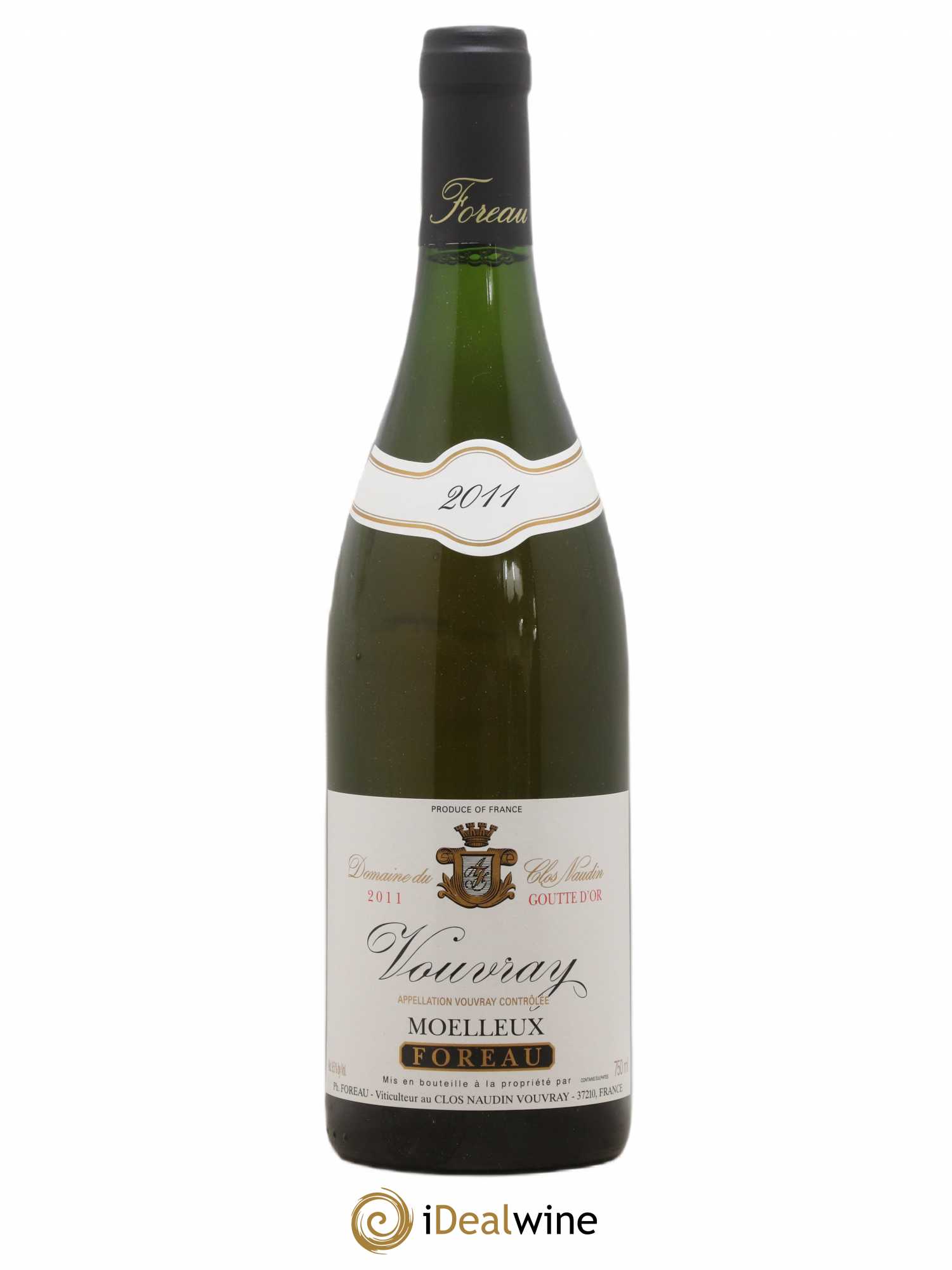 Vouvray Goutte d'Or Clos Naudin - Philippe Foreau 2011 - Lotto di 1 bottiglia - 0