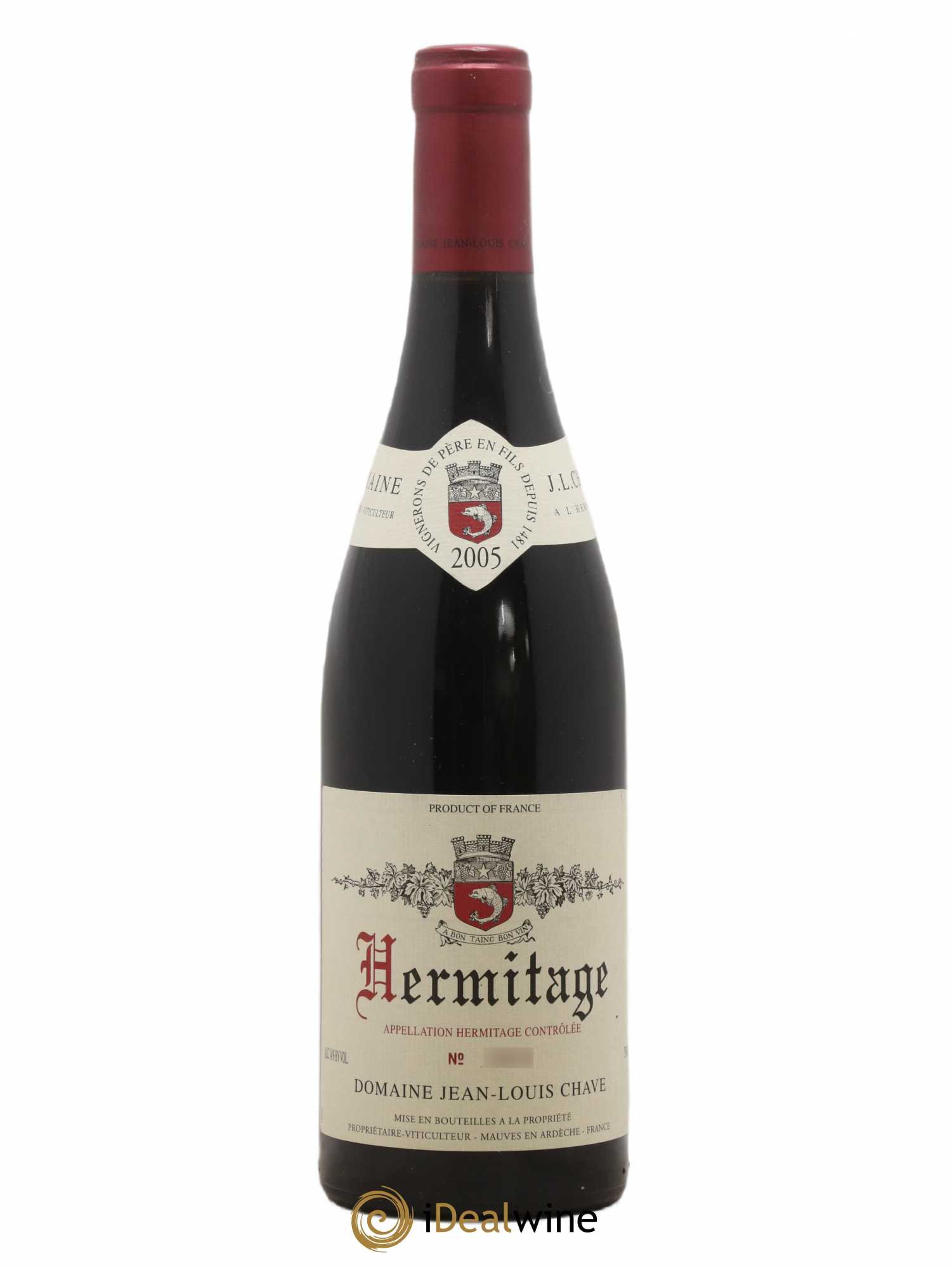 Hermitage Jean-Louis Chave 2005 - Lot de 1 bouteille - 0