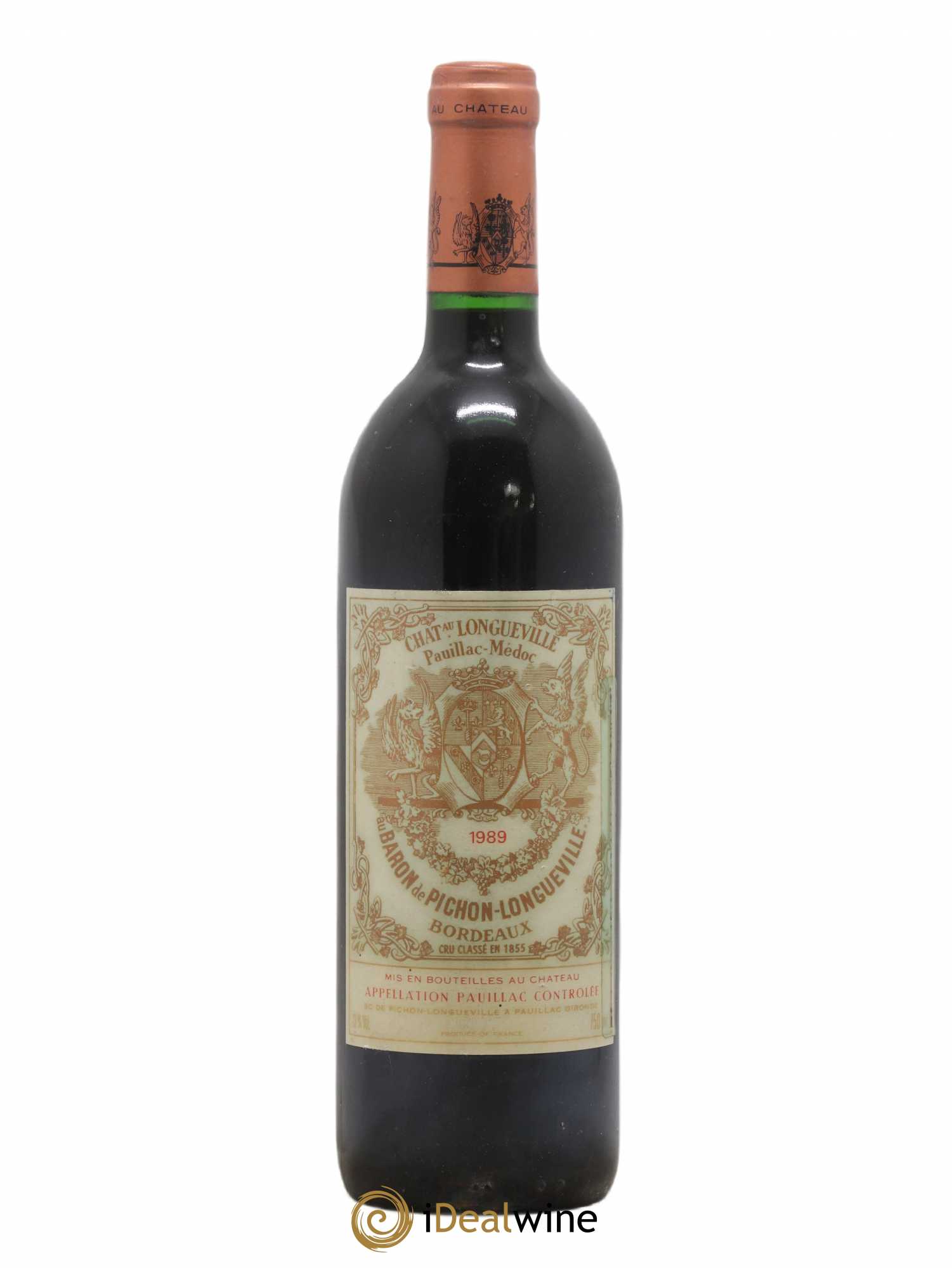 Pichon Longueville Baron 2ème Grand Cru Classé 1989 - Lot de 1 bouteille - 0