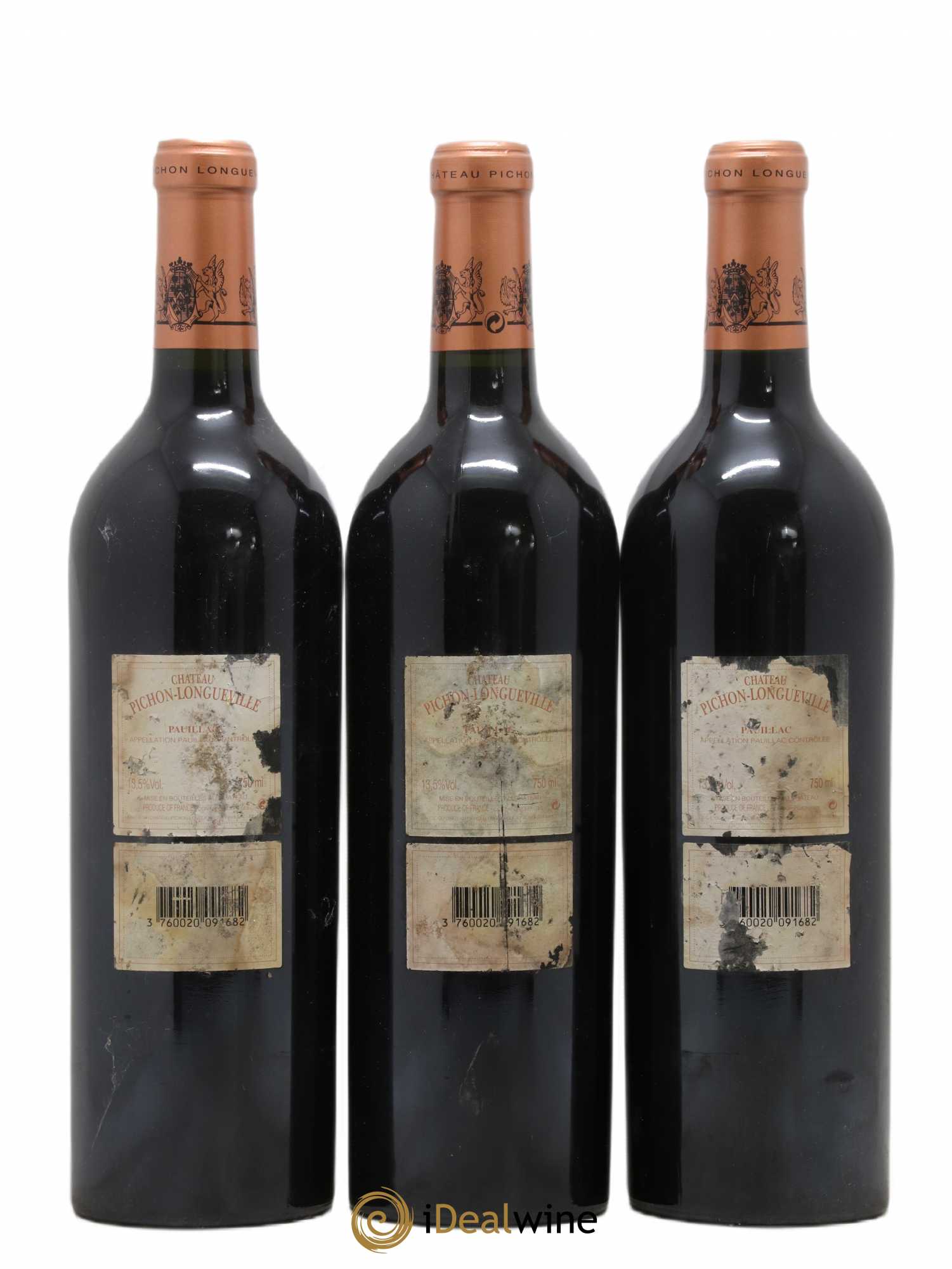 Pichon Longueville Baron 2ème Grand Cru Classé 2005 - Lotto di 3 bottiglie - 1