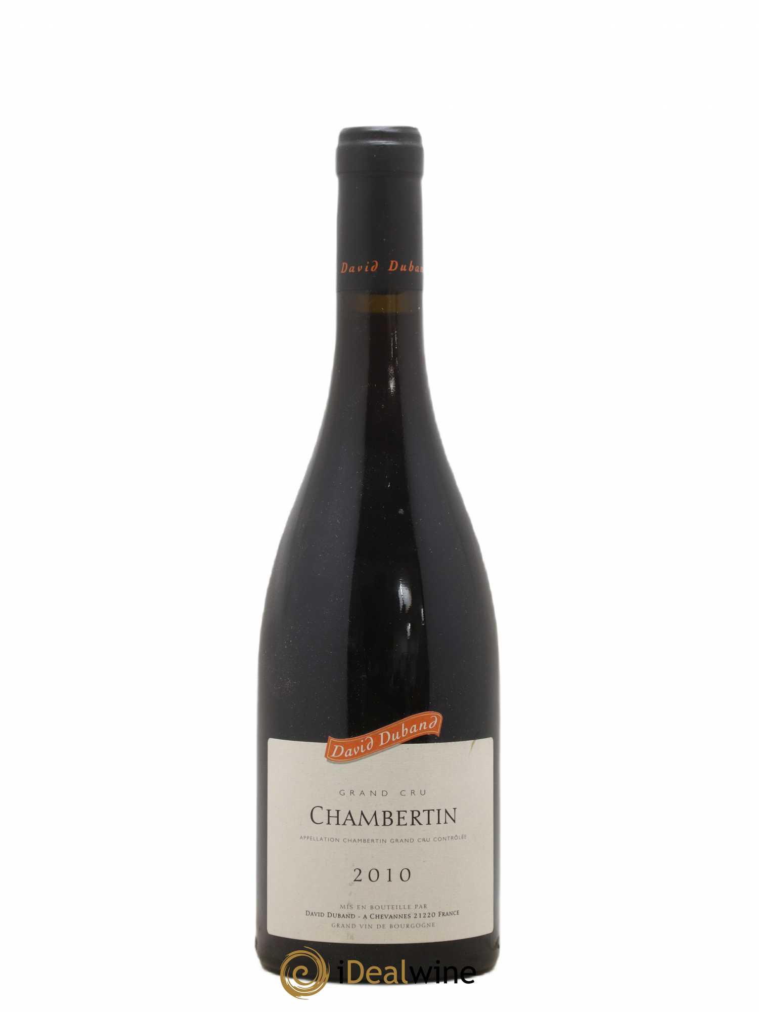 Chambertin Grand Cru David Duband (Domaine) 2010 - Lot de 1 bouteille - 0