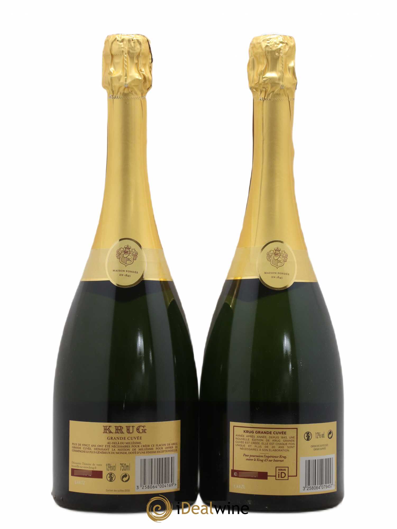 Grande Cuvée Brut Krug - Lot de 2 bouteilles - 1