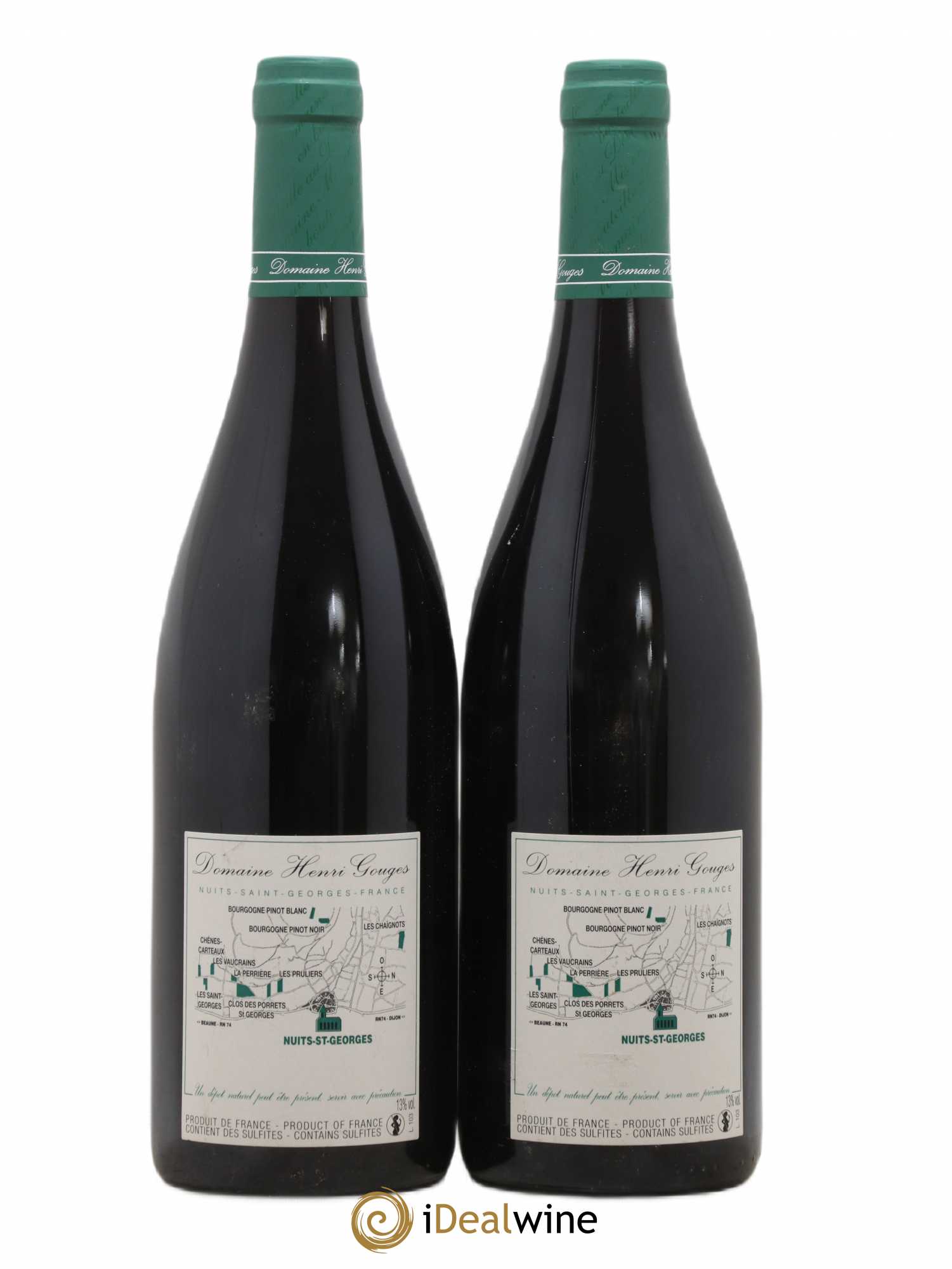 Nuits-Saint-Georges 1er Cru Les Saints Georges Henri Gouges 2009 - Lot de 2 bouteilles - 1