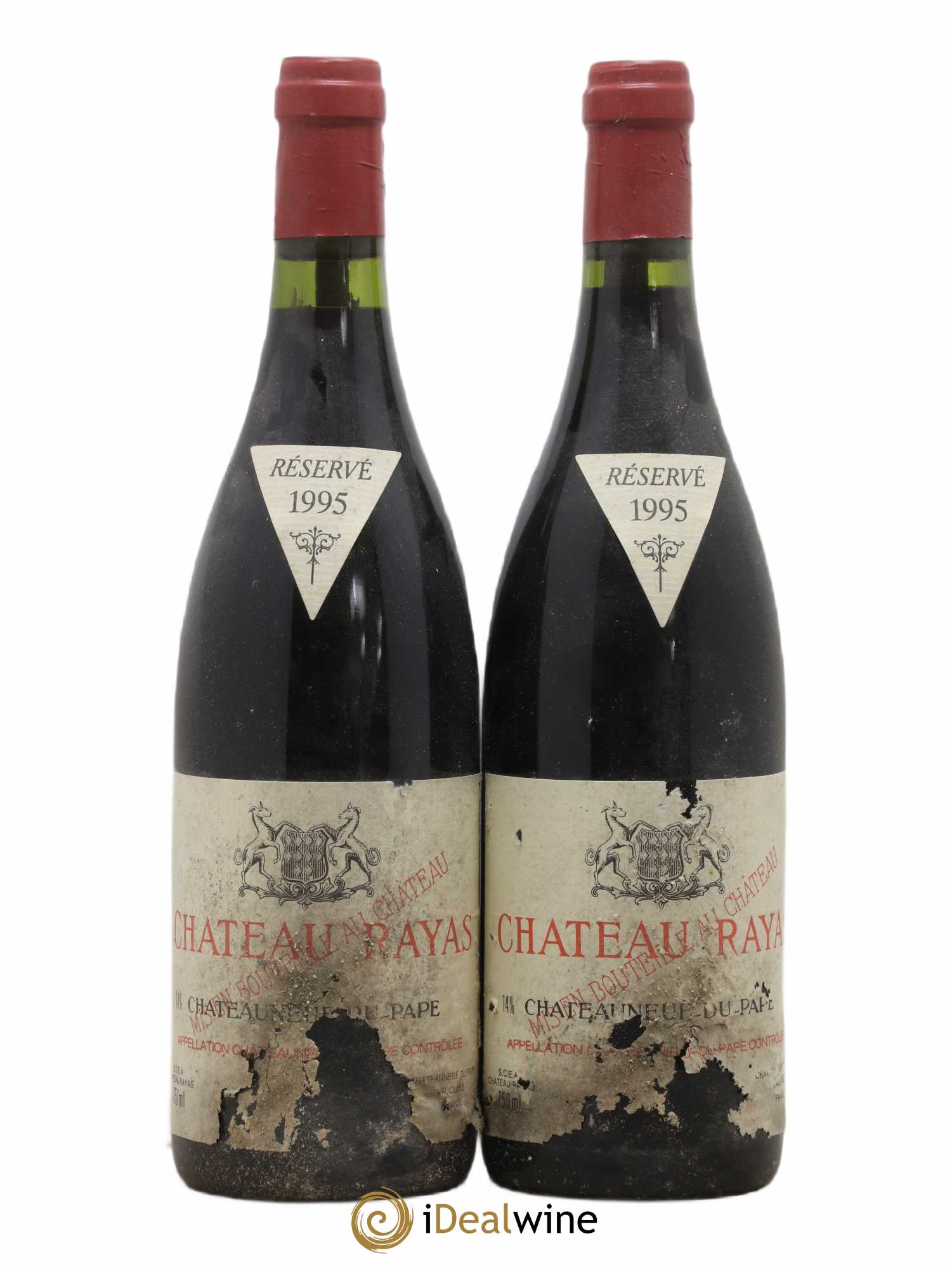 Châteauneuf-du-Pape Château Rayas Emmanuel Reynaud 1995 - Lot de 2 bouteilles - 0