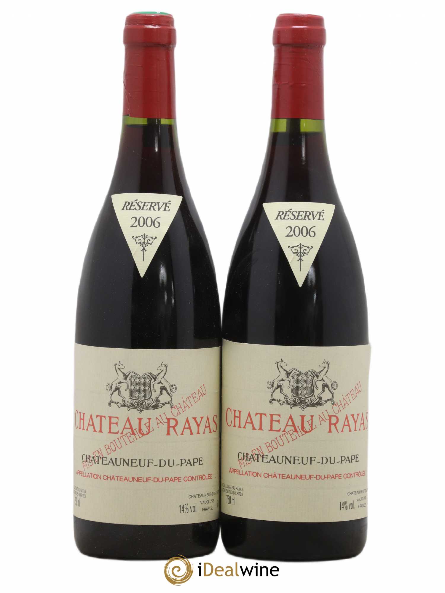Châteauneuf-du-Pape Château Rayas Emmanuel Reynaud 2006 - Lot de 2 bouteilles - 0