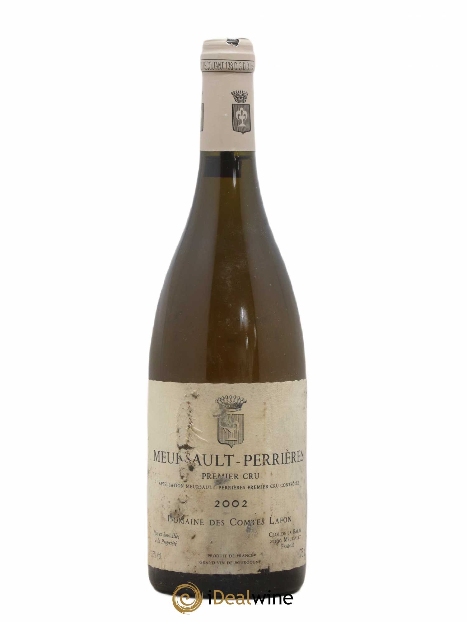 Meursault 1er Cru Perrières Comtes Lafon (Domaine des) 2002 - Lot de 1 bouteille - 0