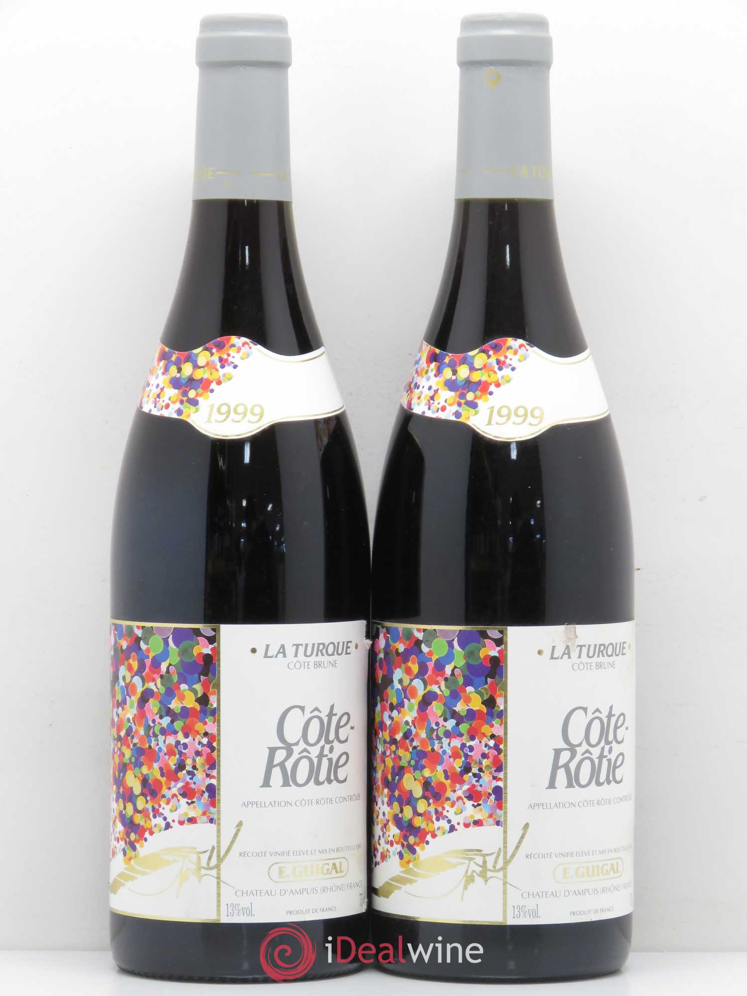 Côte-Rôtie La Turque Guigal 1999 - Lot de 2 bouteilles - 0