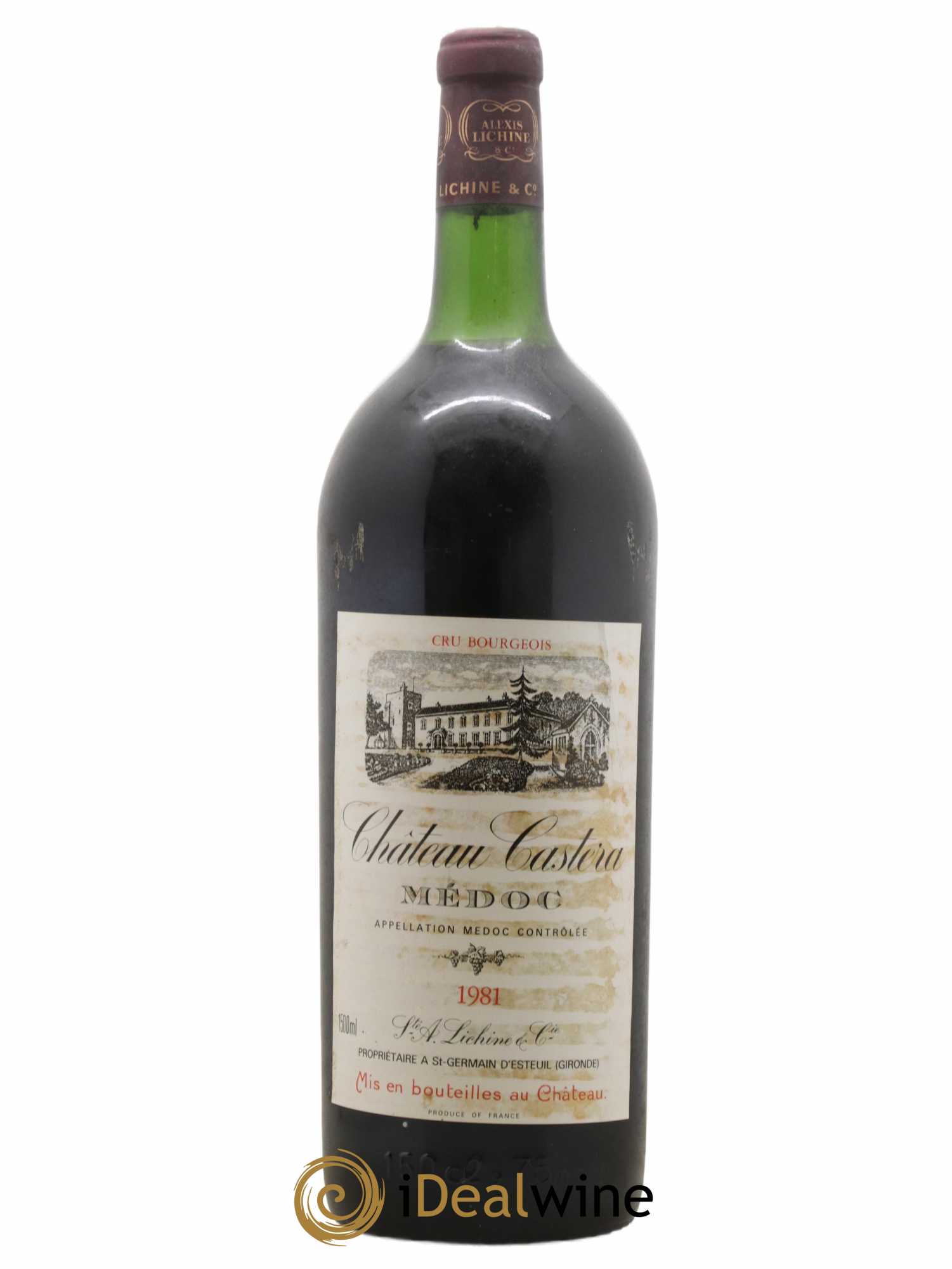 Château Castera Cru Bourgeois 1981 - Lot de 1 magnum - 0