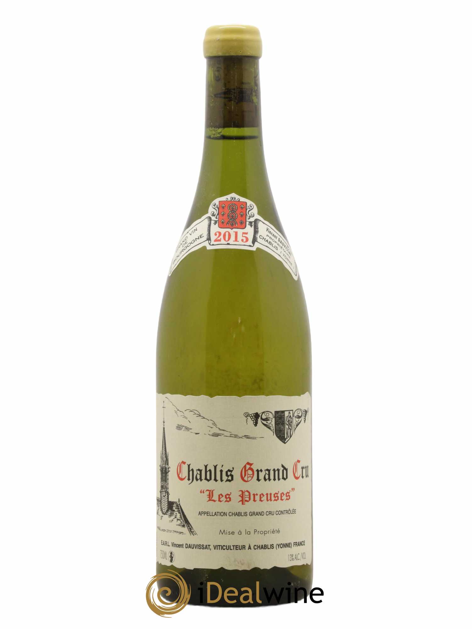 Chablis Grand Cru Les Preuses Vincent Dauvissat (Domaine) 2015 - Lot de 1 bouteille - 0