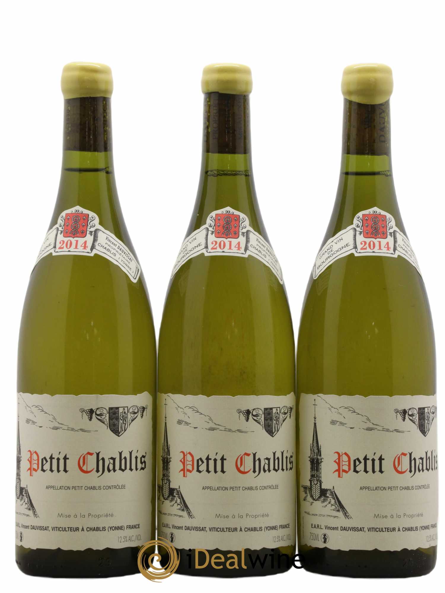 Petit Chablis Vincent Dauvissat (Domaine) 2014 - Lot de 3 bouteilles - 0